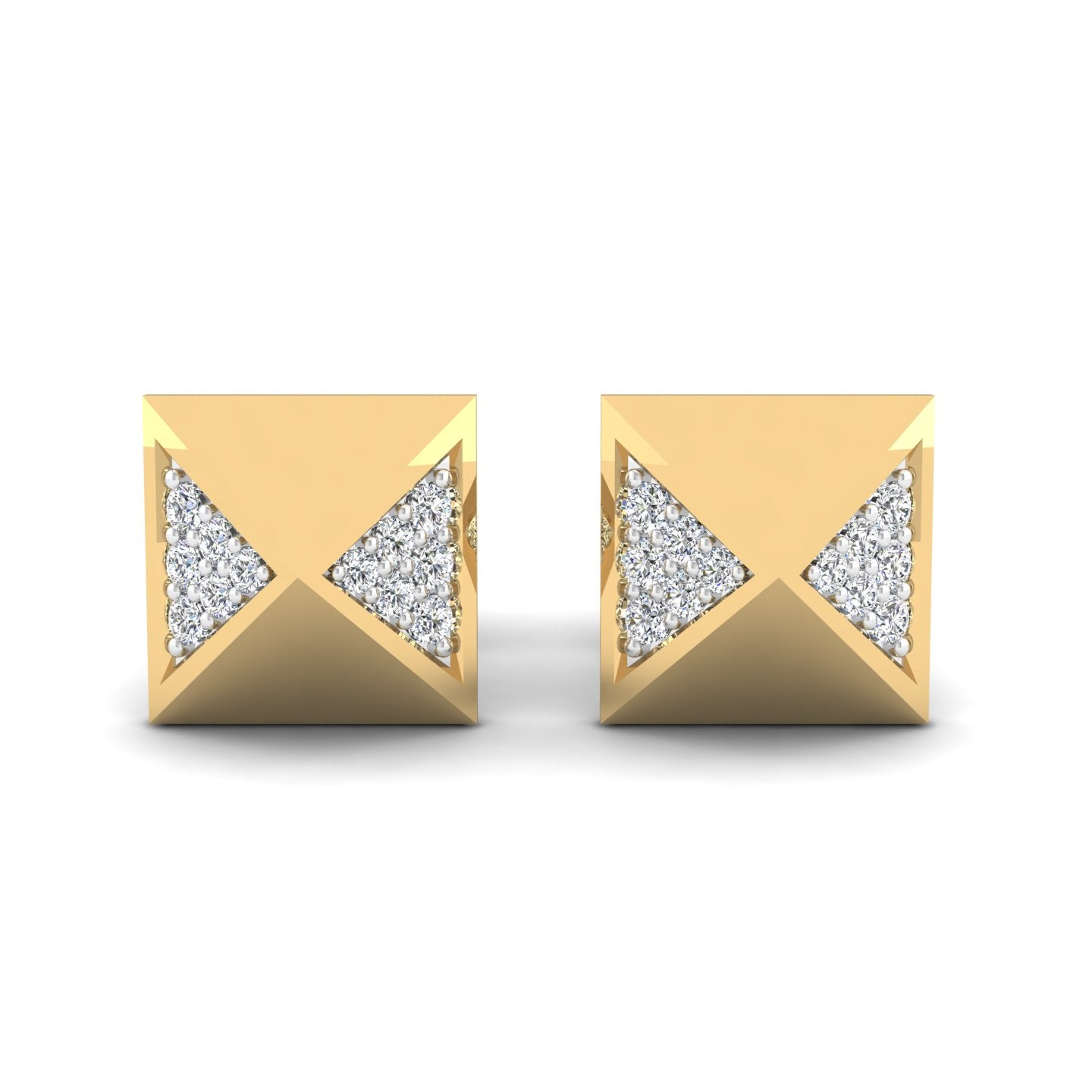 Pyramidal Pave Studs