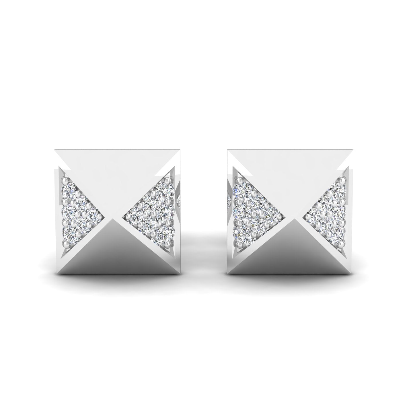 Pyramidal Pave Studs