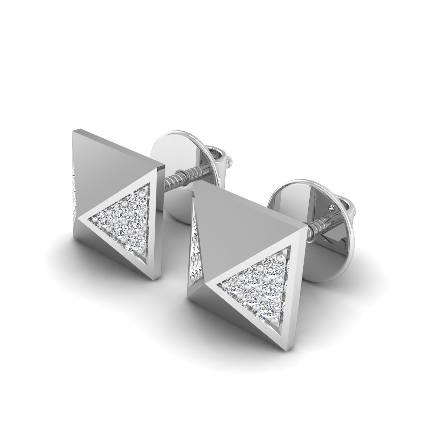 Pyramidal Pave Studs