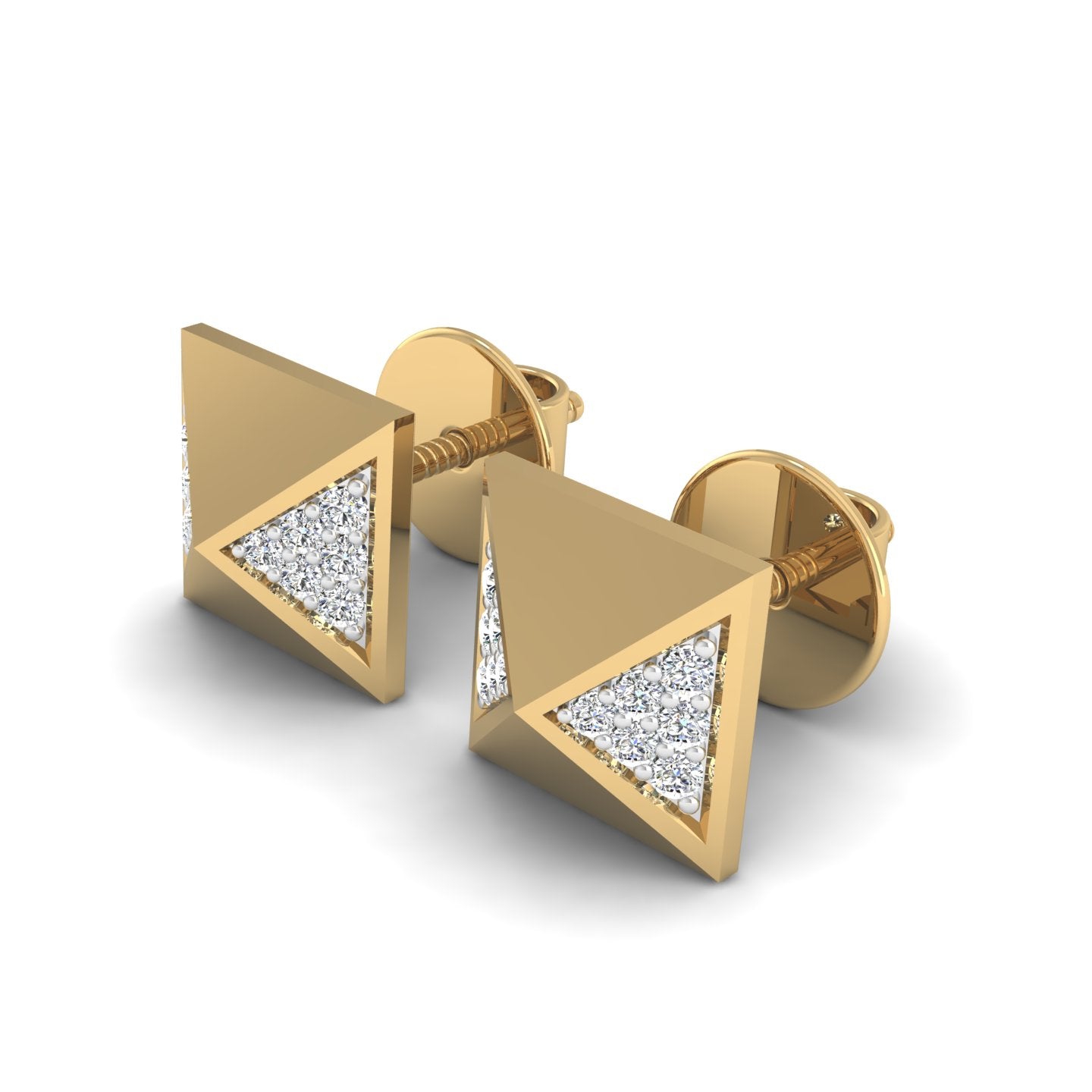 Pyramidal Pave Studs