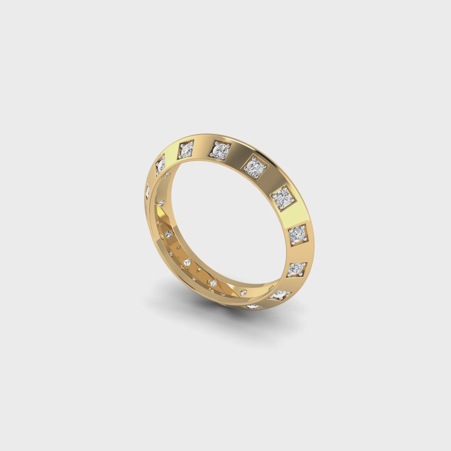 Diamond-Encrusted Edge Band