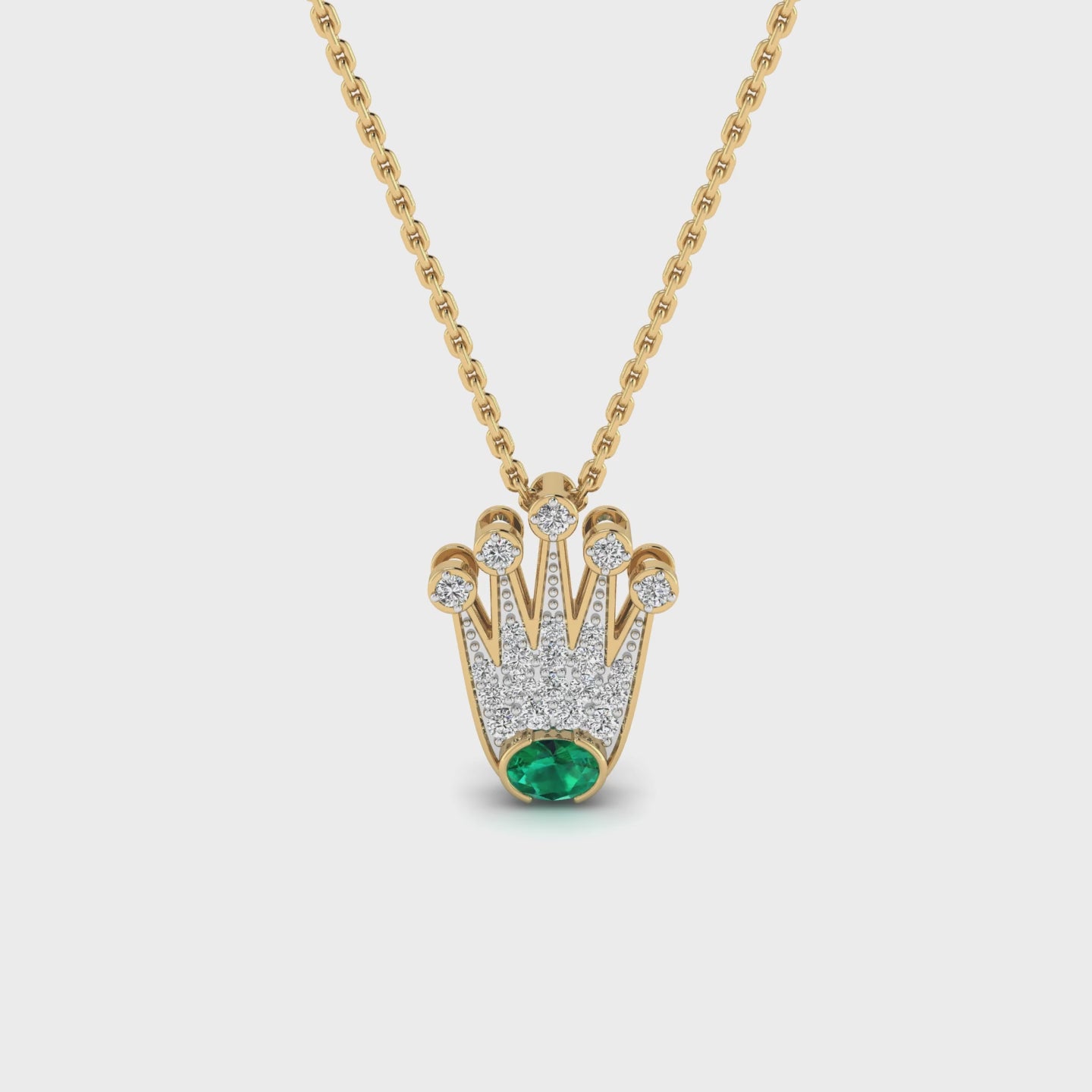 Sovereign Crown Pendant