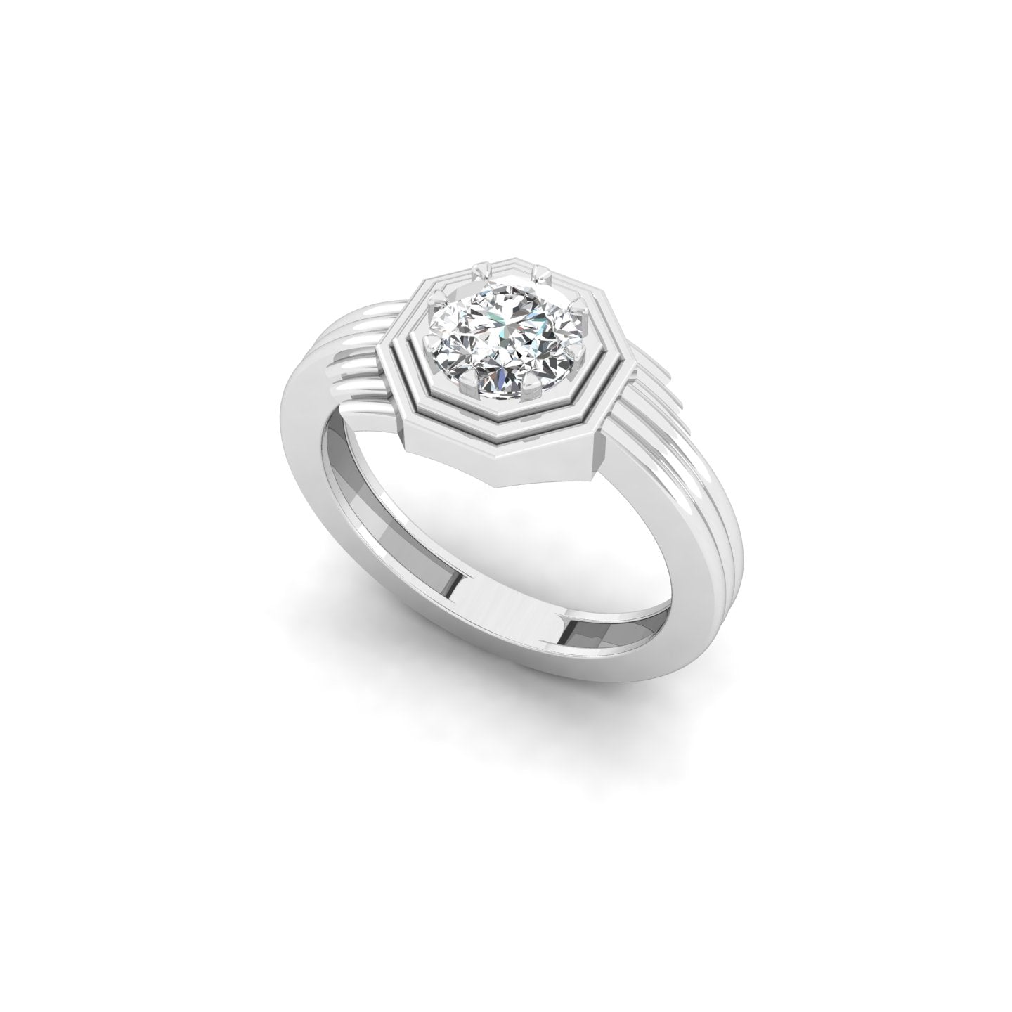 Solitaire Architect Ring