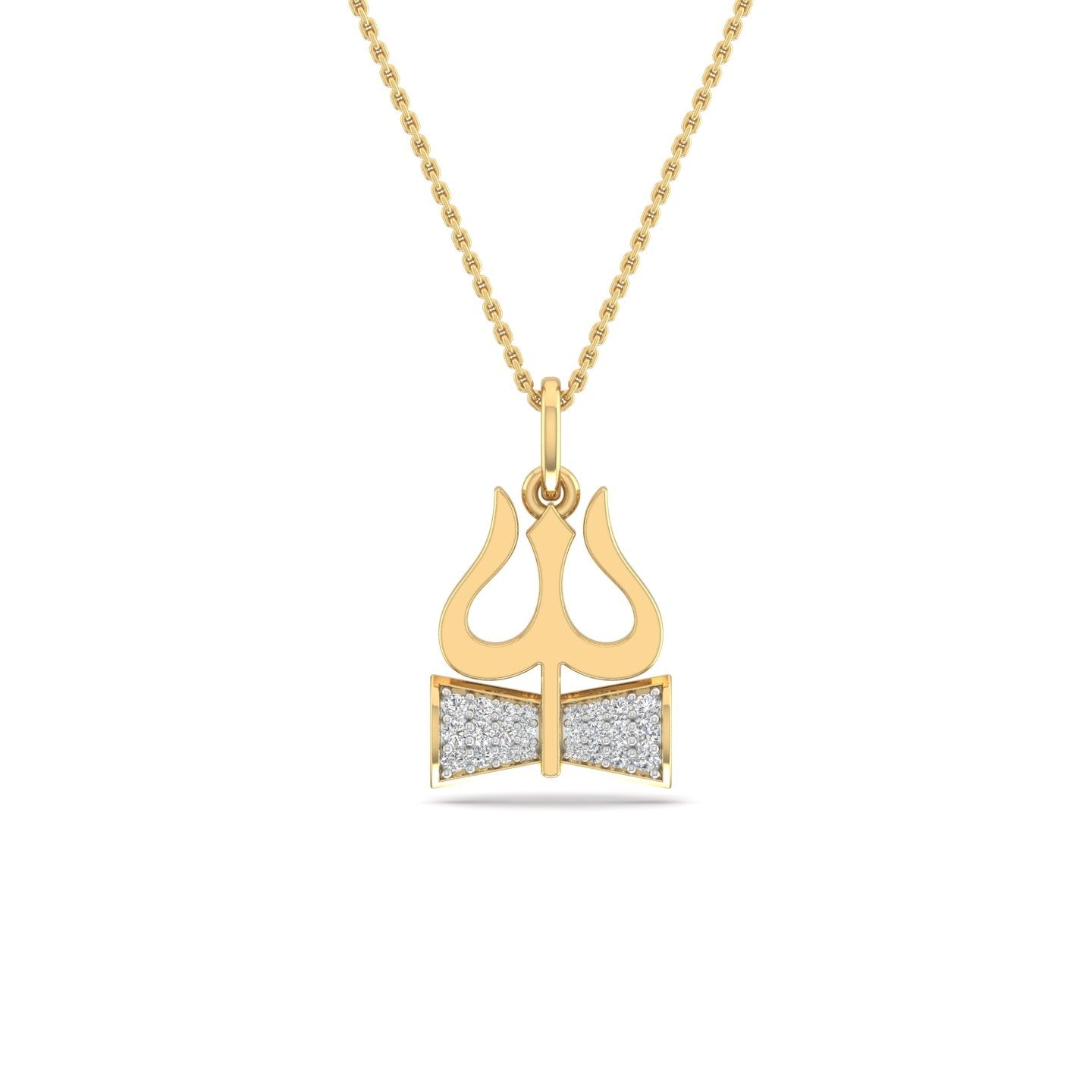 Trishakti Pave Pendant