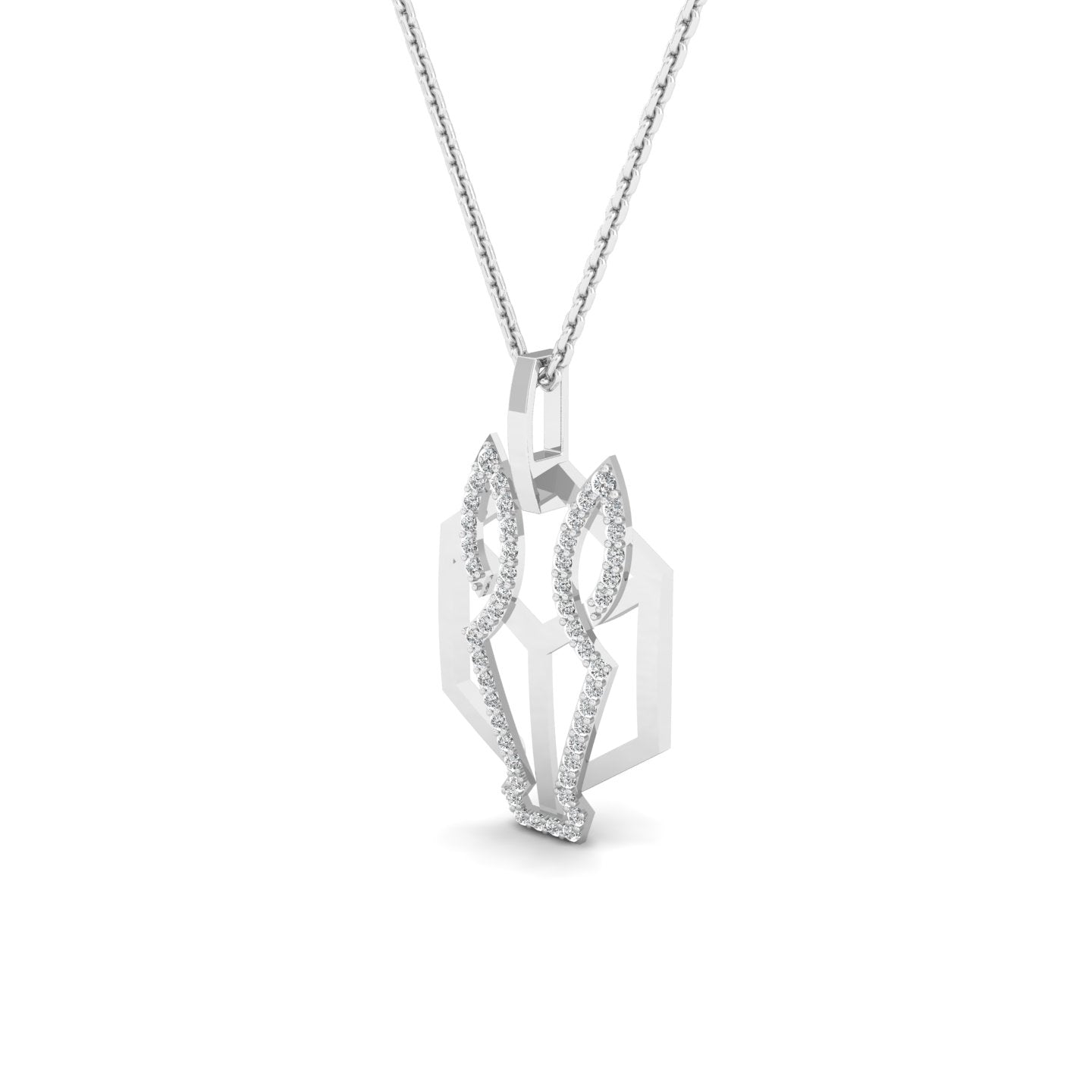 Glacial Wolf Pendant