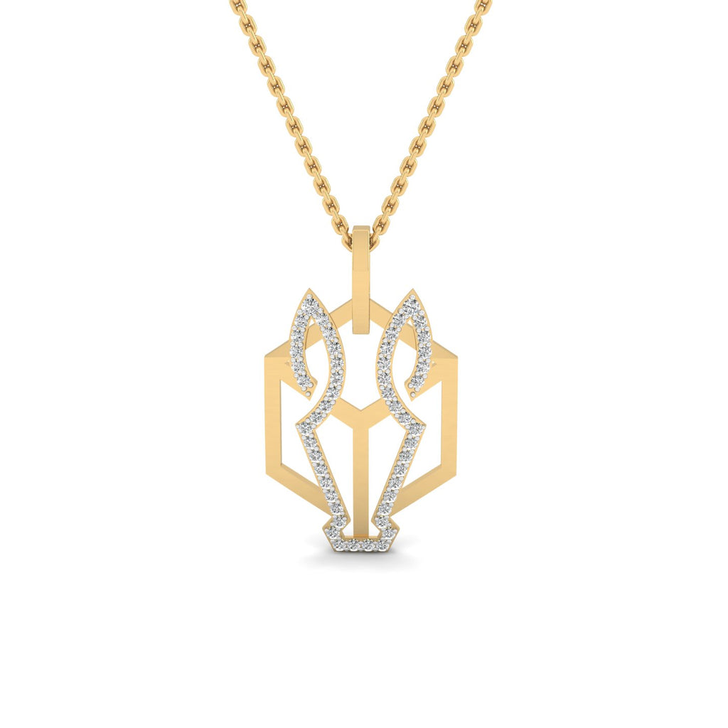 Glacial Wolf Pendant