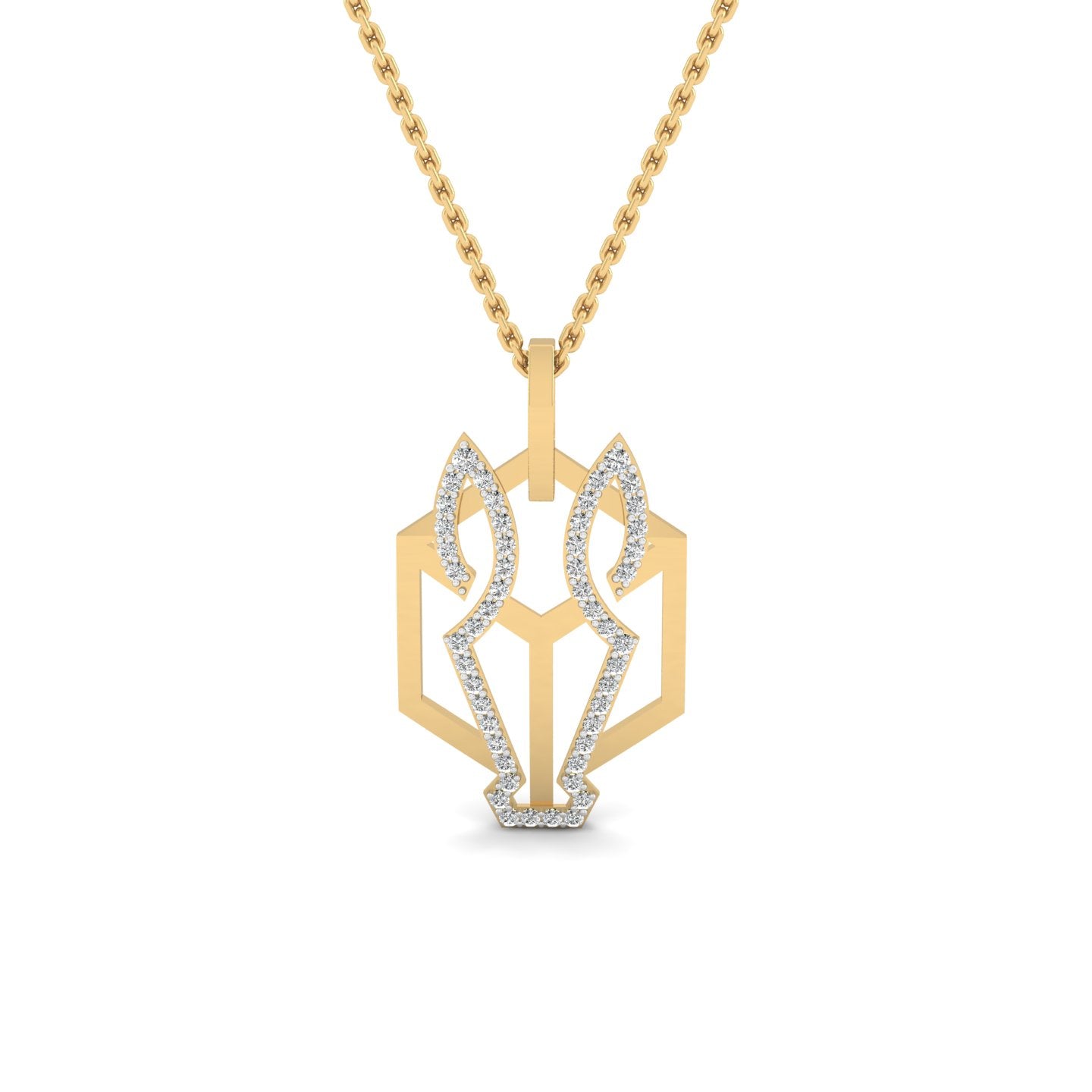 Glacial Wolf Pendant