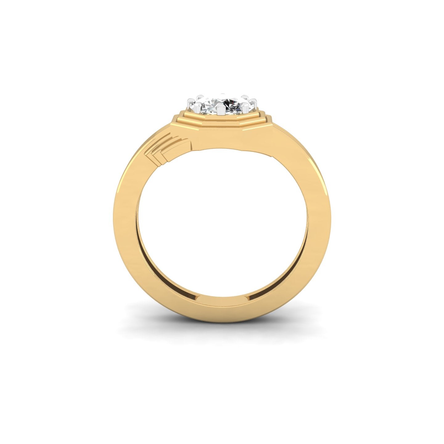 Solitaire Architect Ring