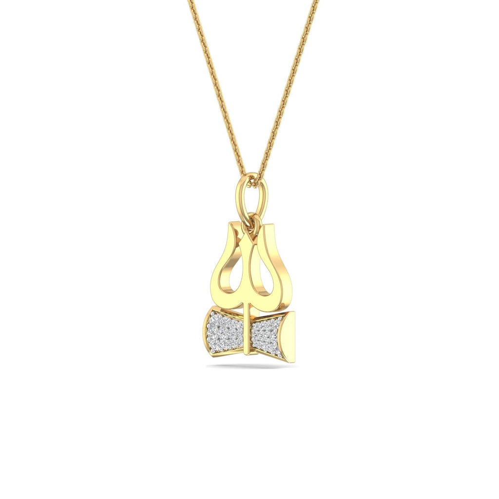 Trishakti Pave Pendant