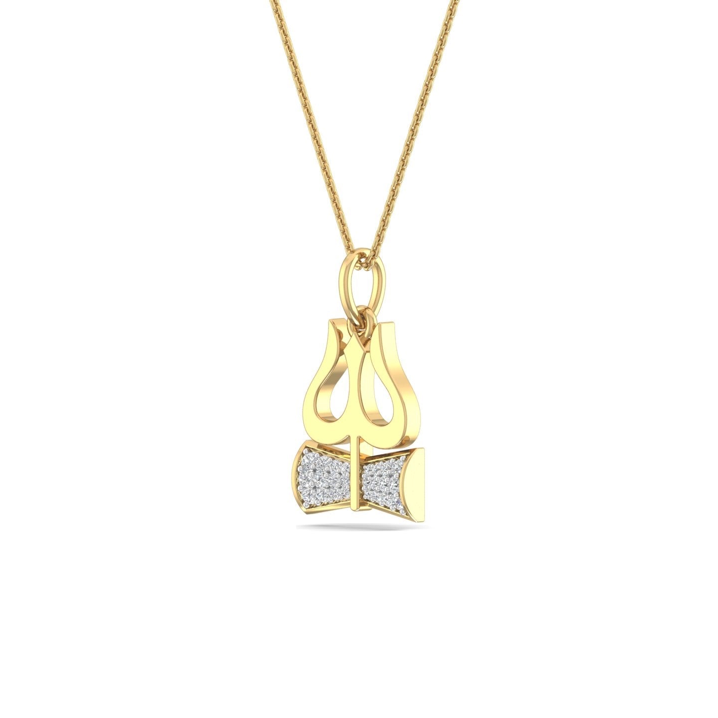 Trishakti Pave Pendant