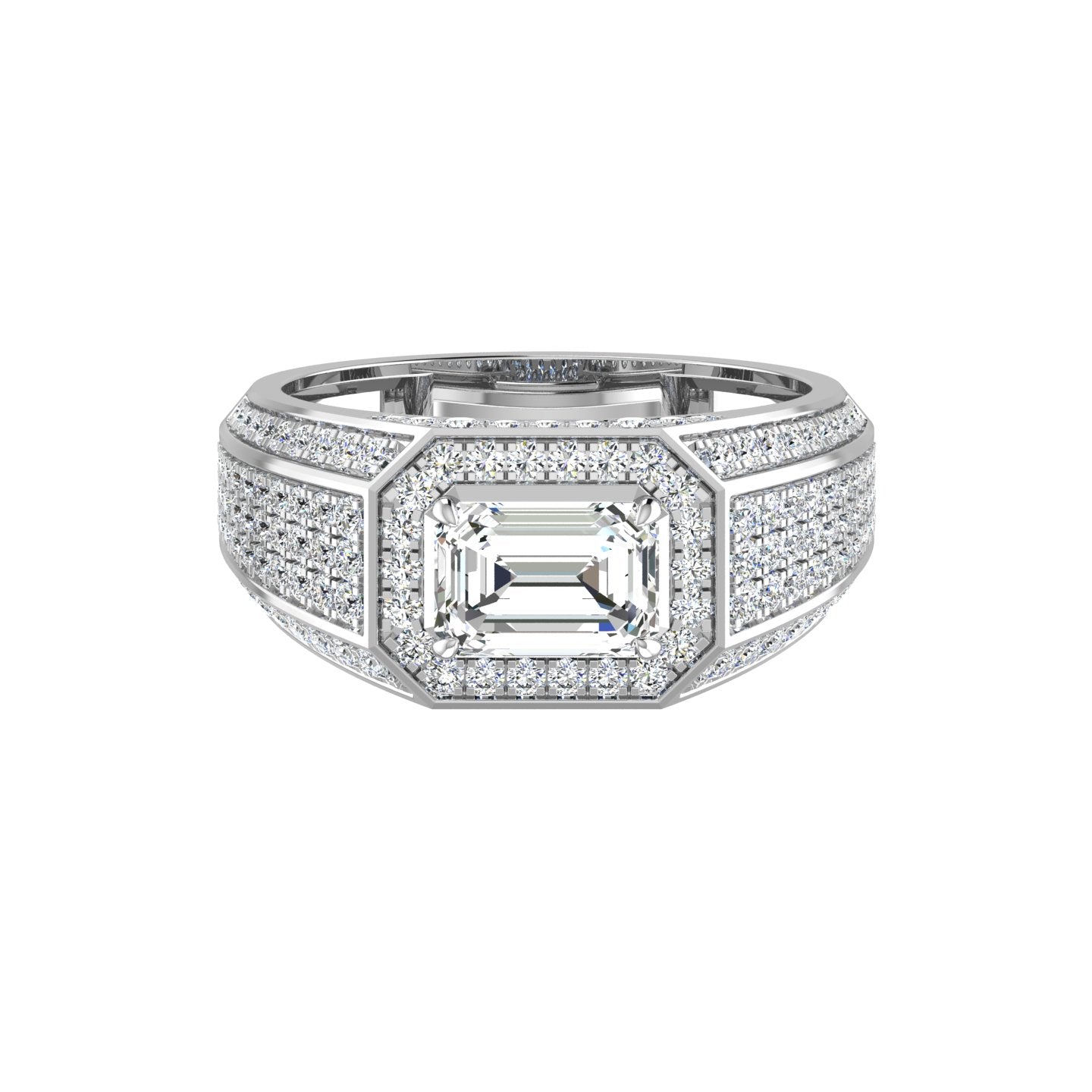 Emerald Radiance Men's Ring