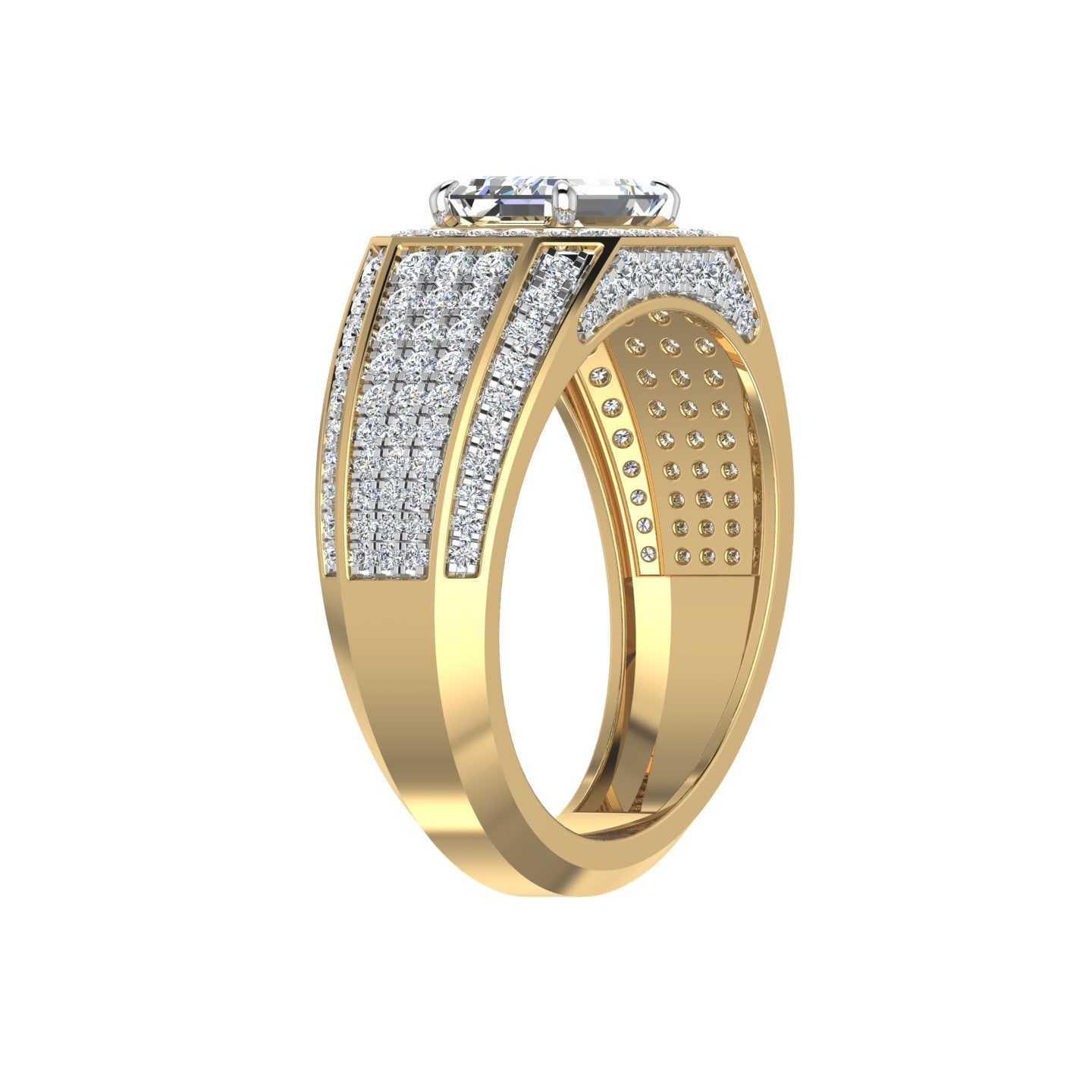 Emerald Radiance Men's Ring