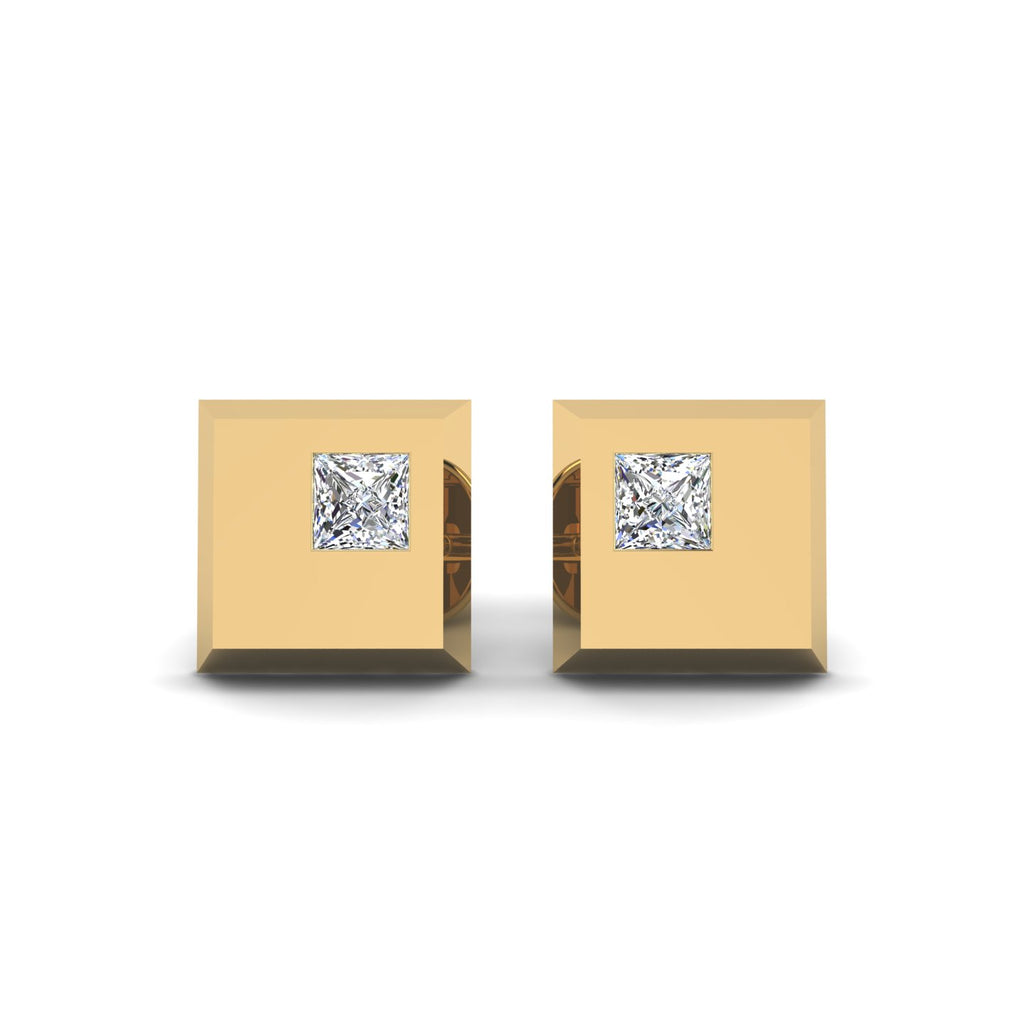 Square of Brilliance Studs
