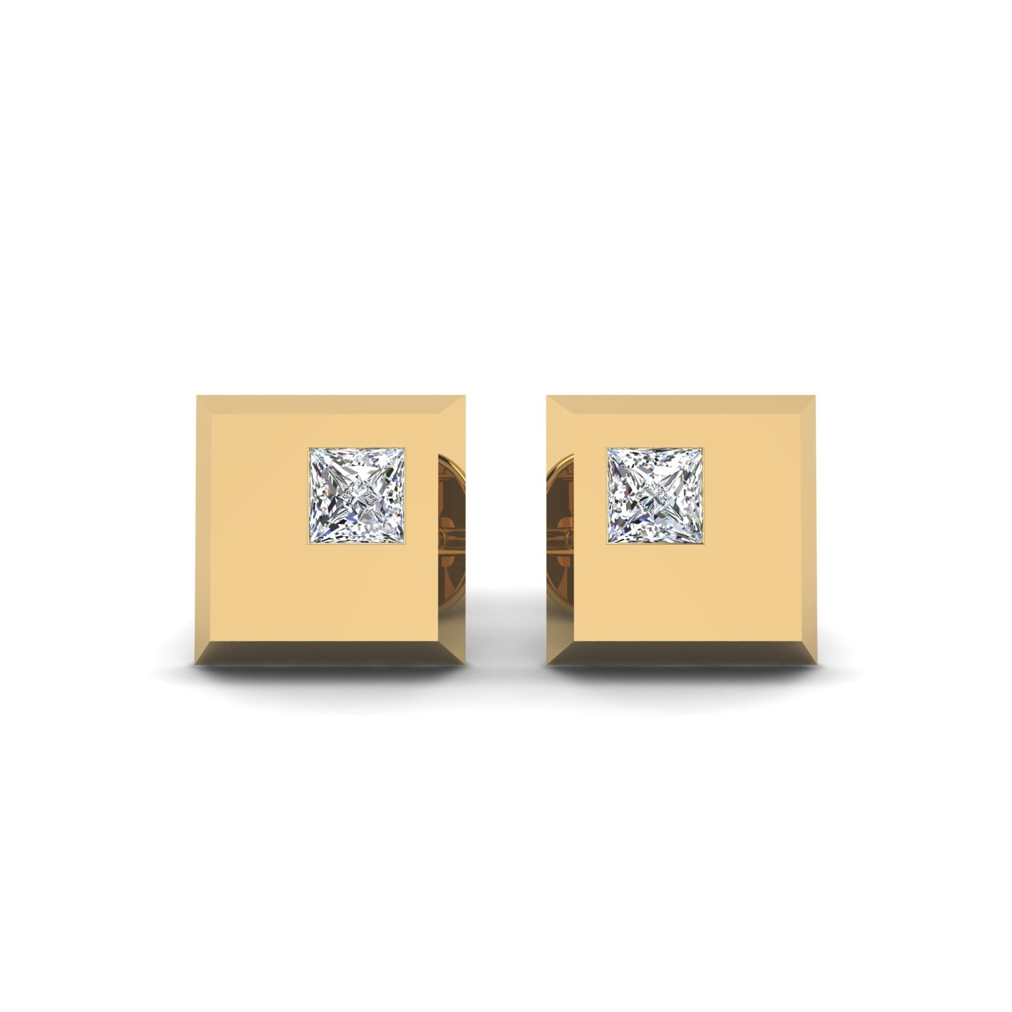 Square of Brilliance Studs