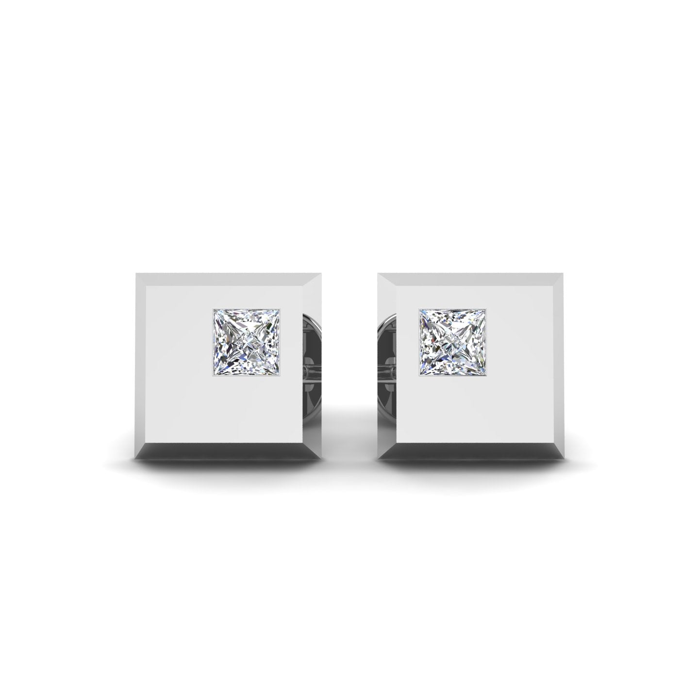 Square of Brilliance Studs