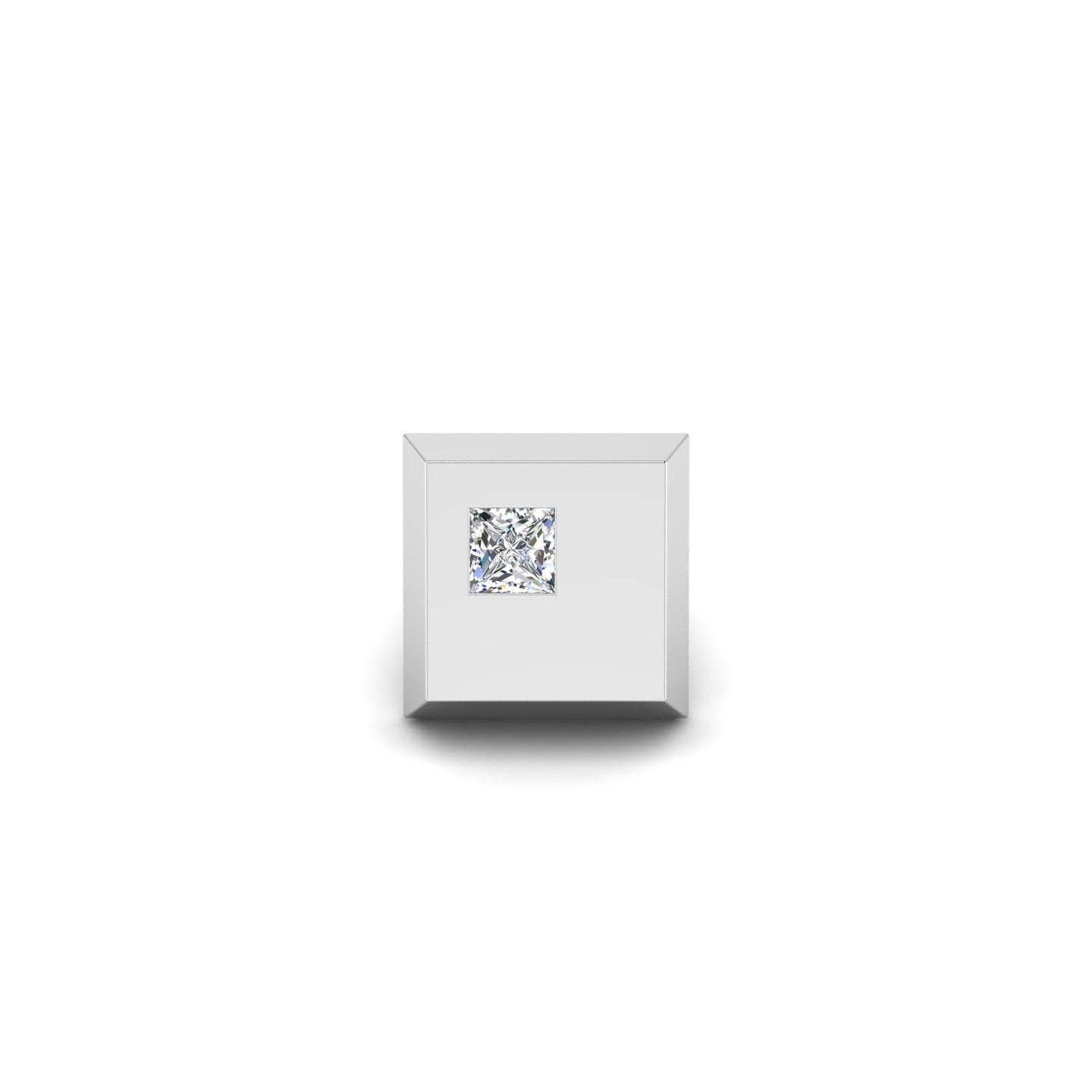 Square of Brilliance Stud