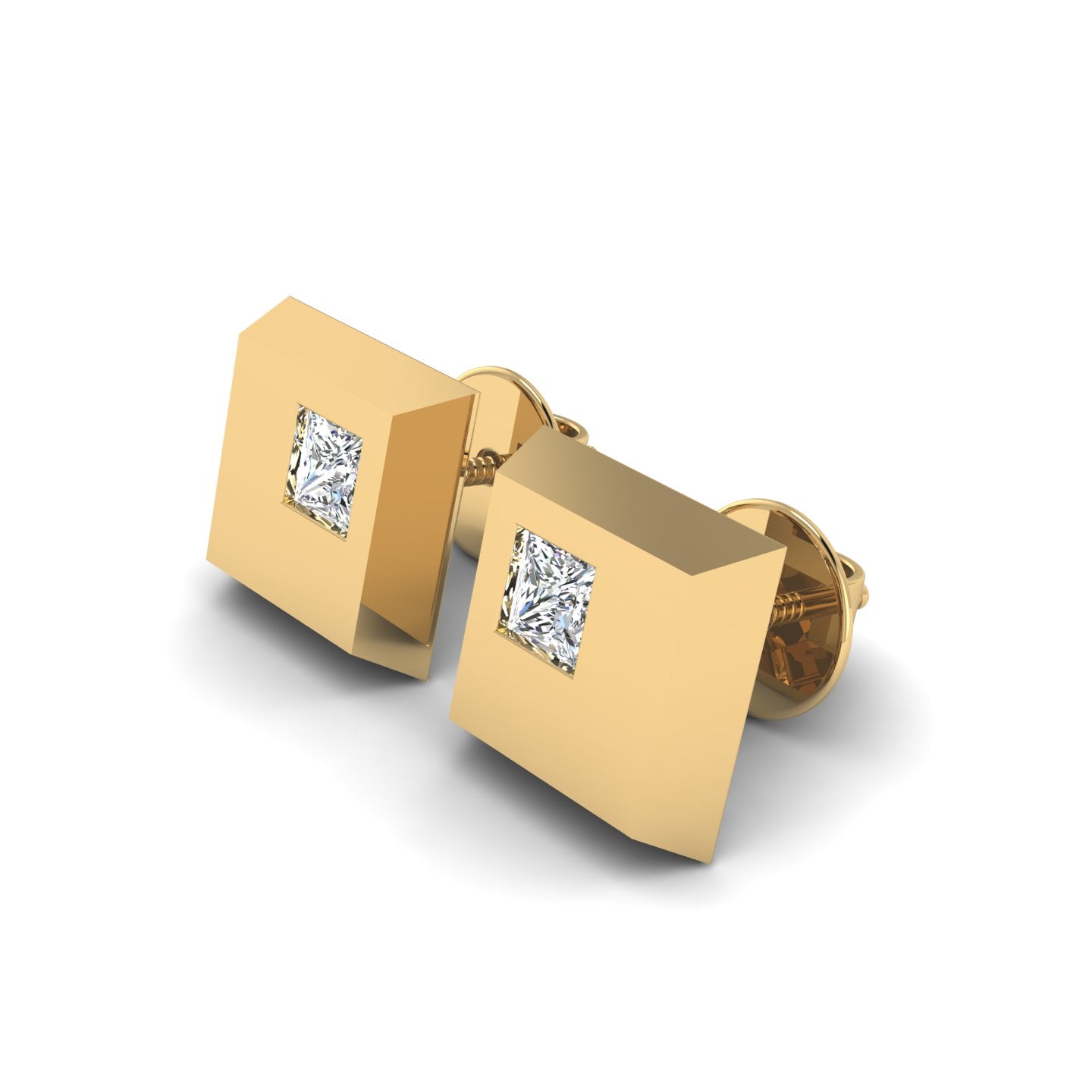 Square of Brilliance Studs