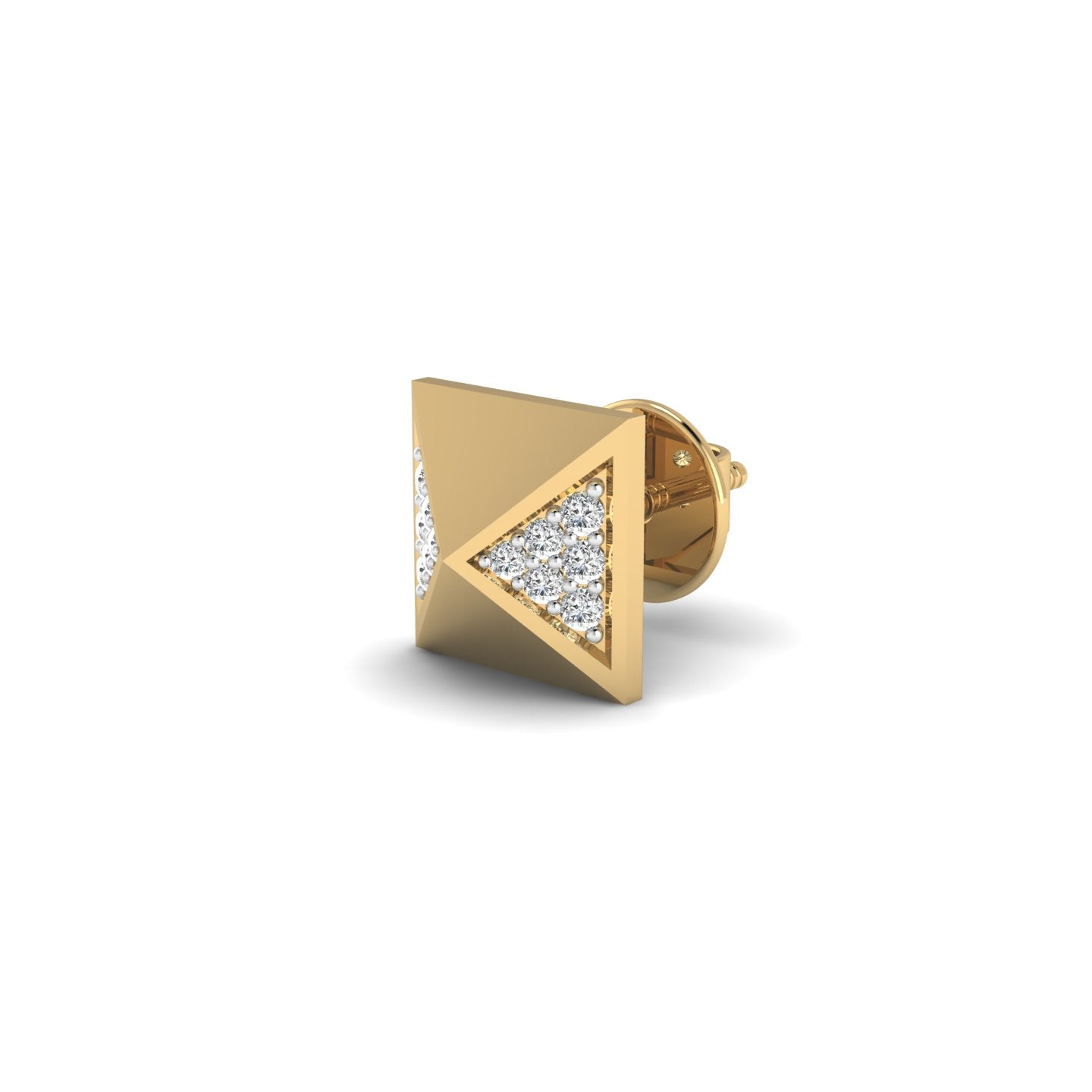 Pyramidal Pave Stud