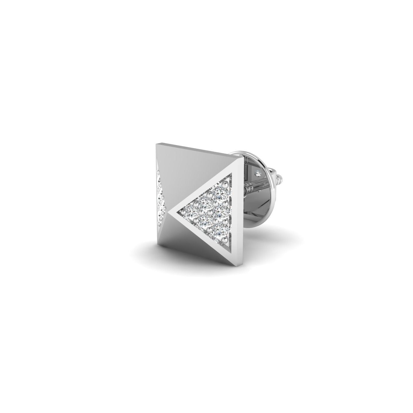 Pyramidal Pave Stud