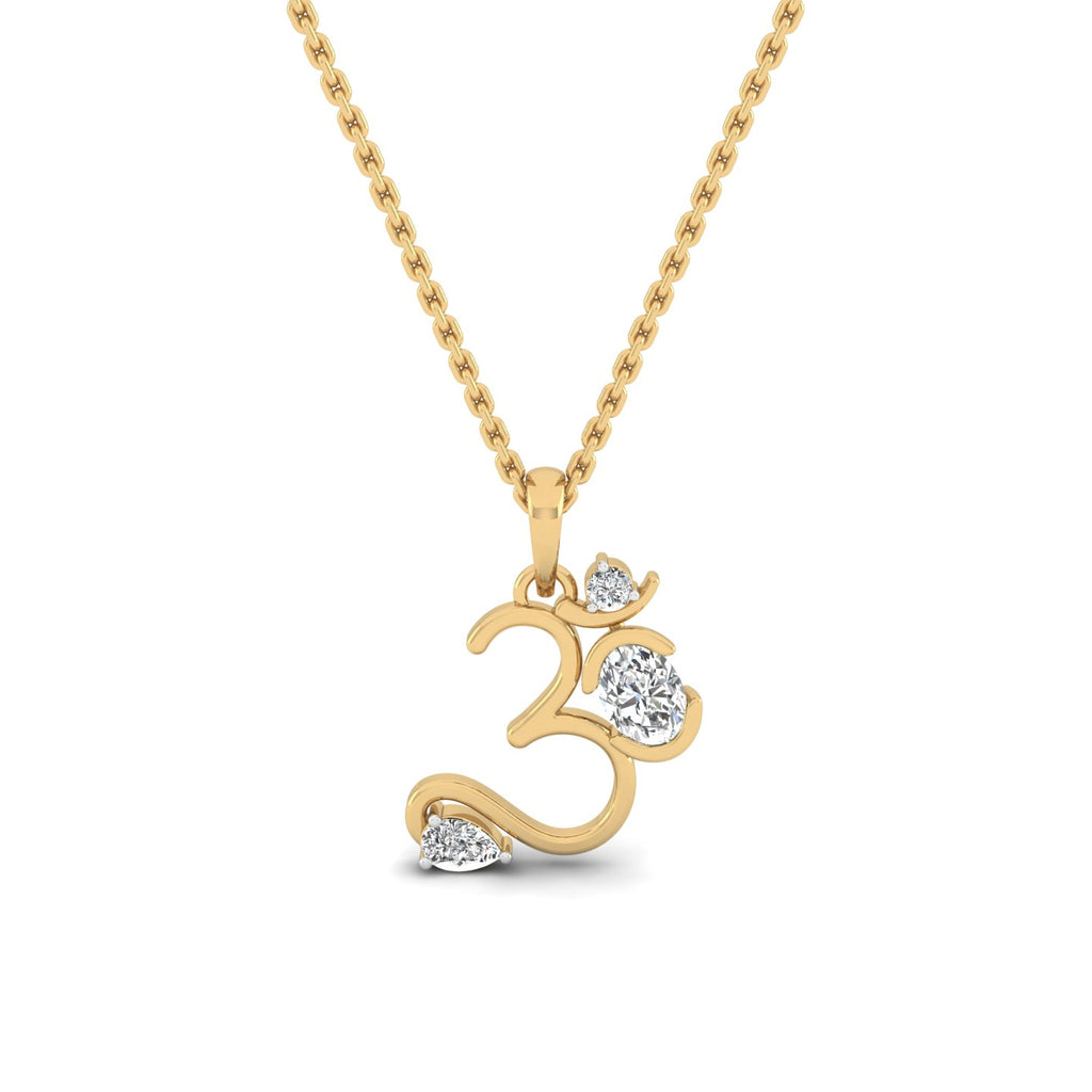 Divine Om Diamond Pendant
