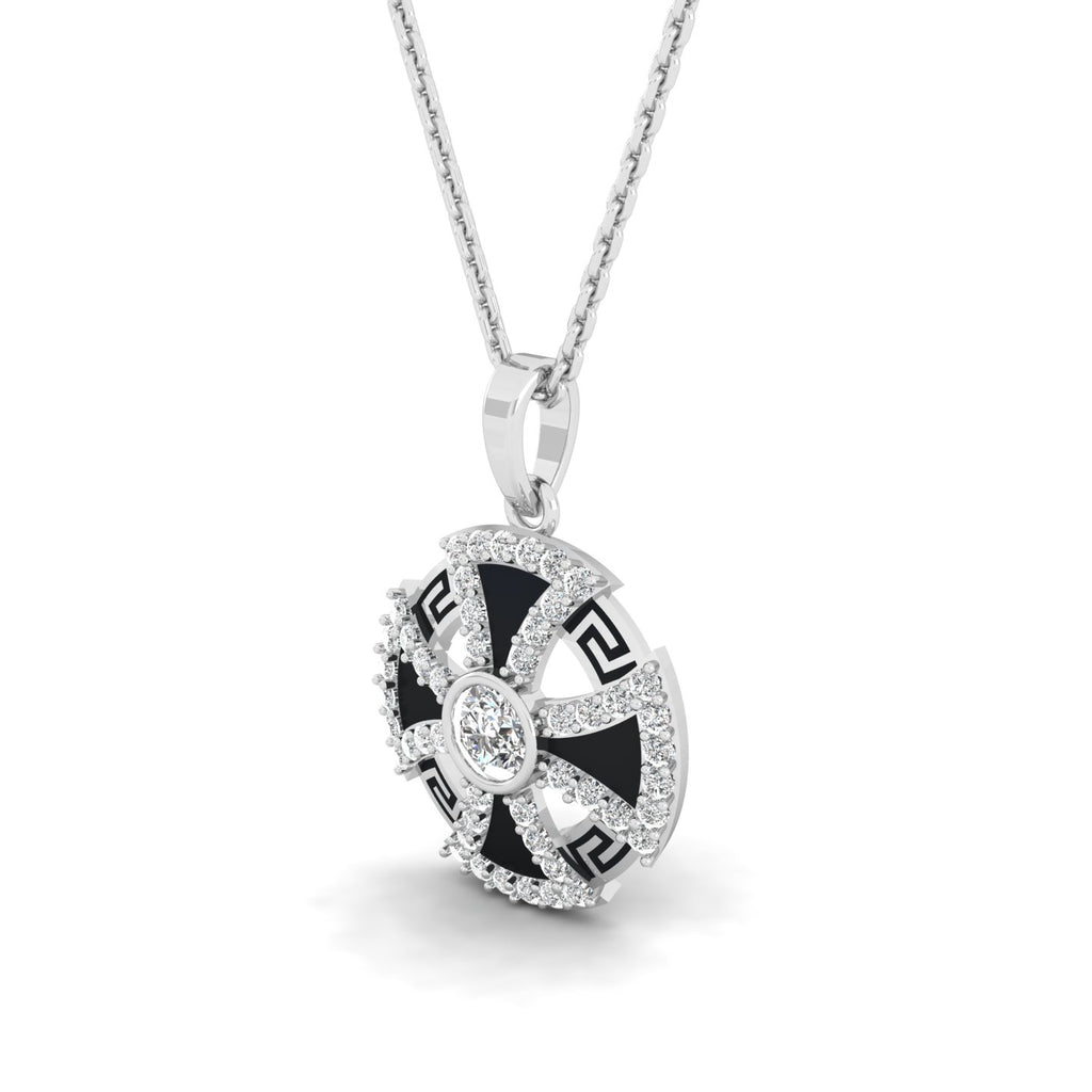 Obsidian Meridian Pendant
