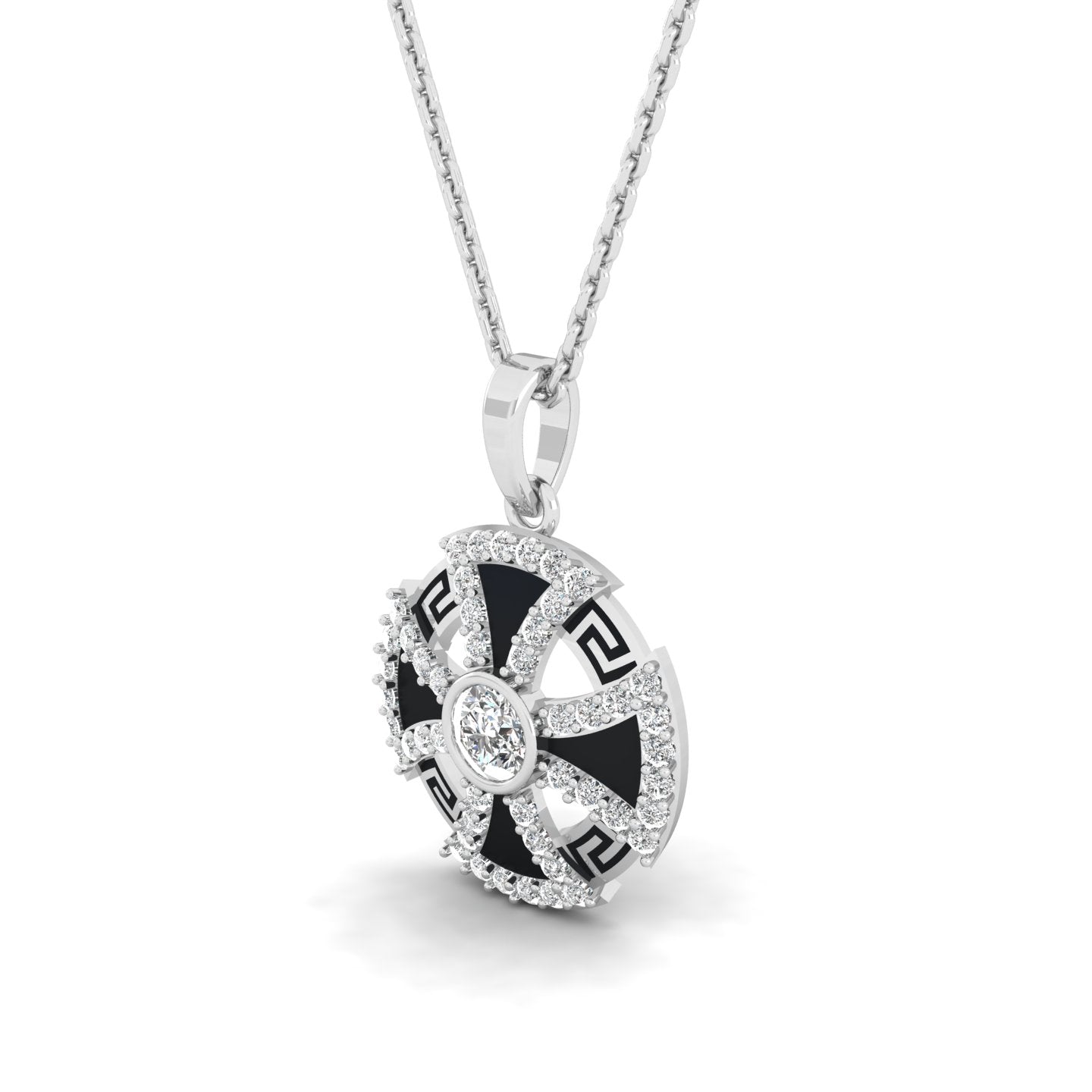 Obsidian Meridian Pendant