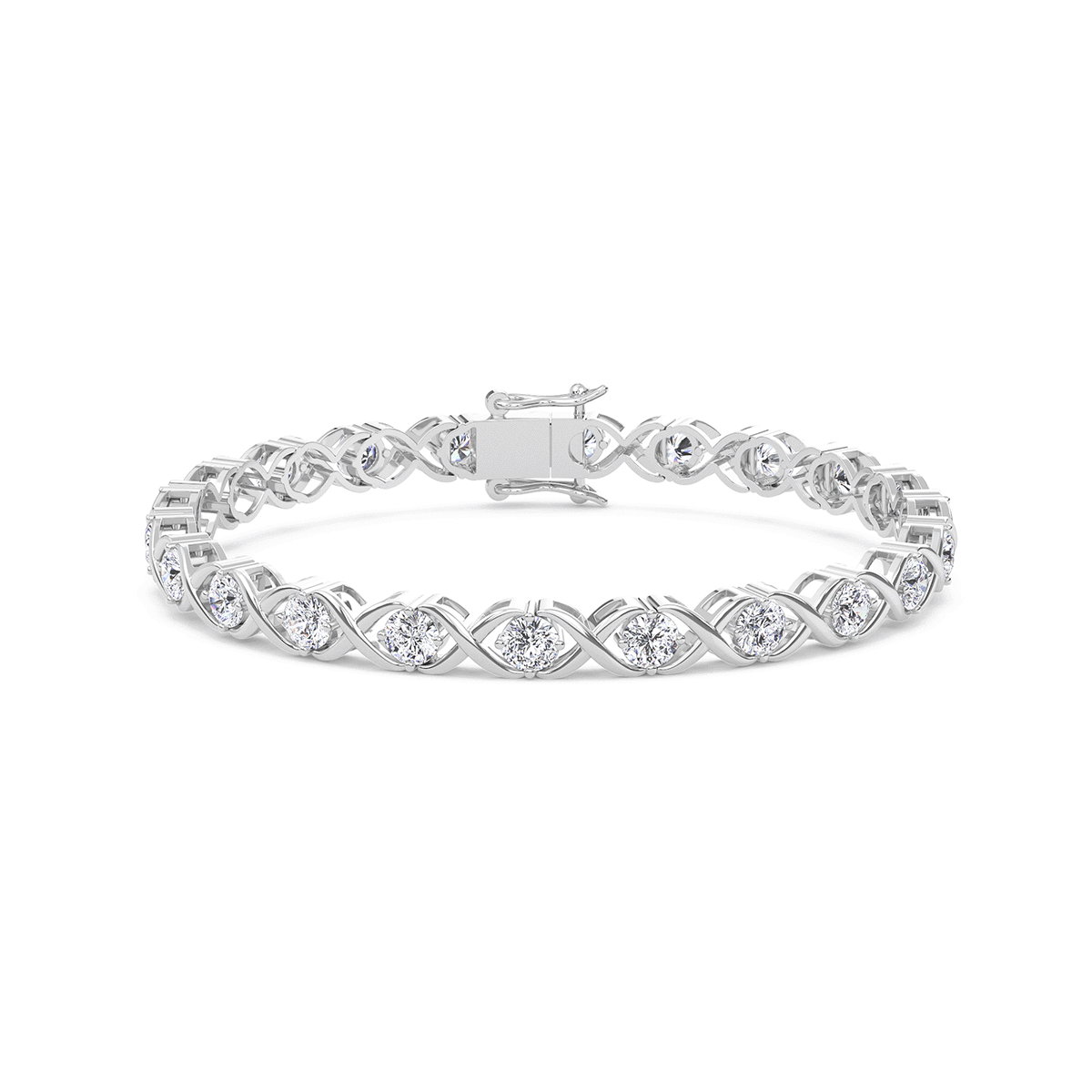 Crossfire Diamond Bracelet