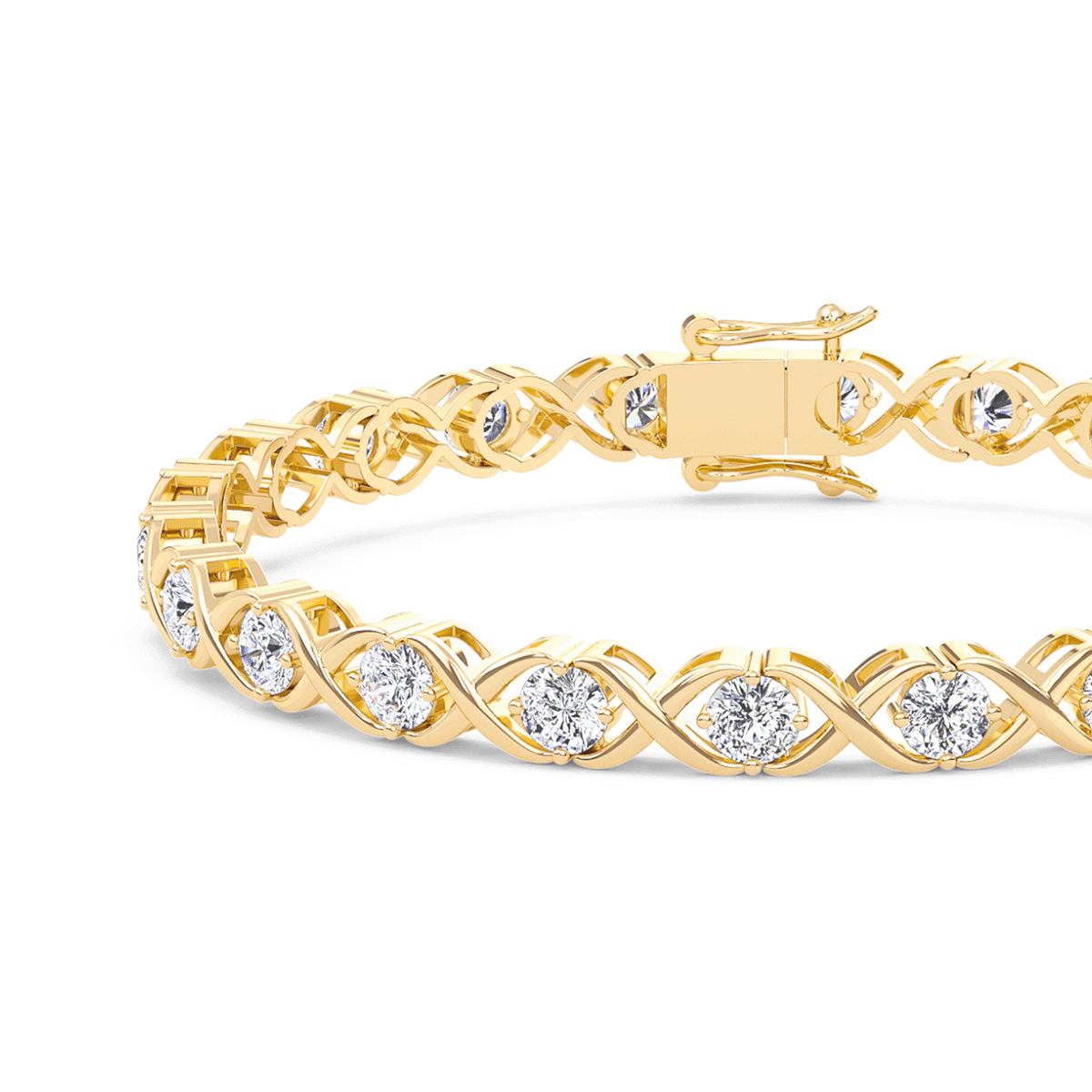 Crossfire Diamond Bracelet