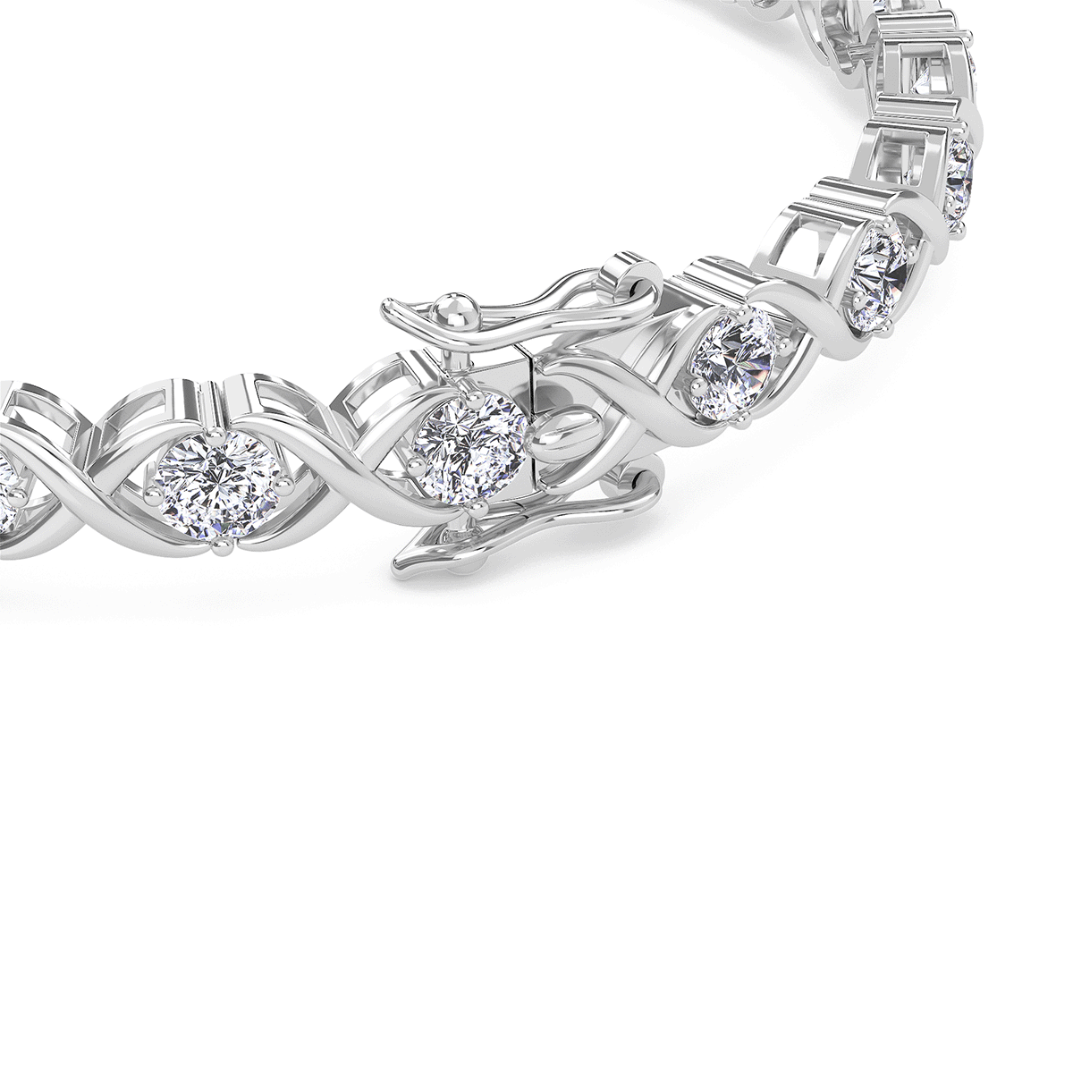 Crossfire Diamond Bracelet