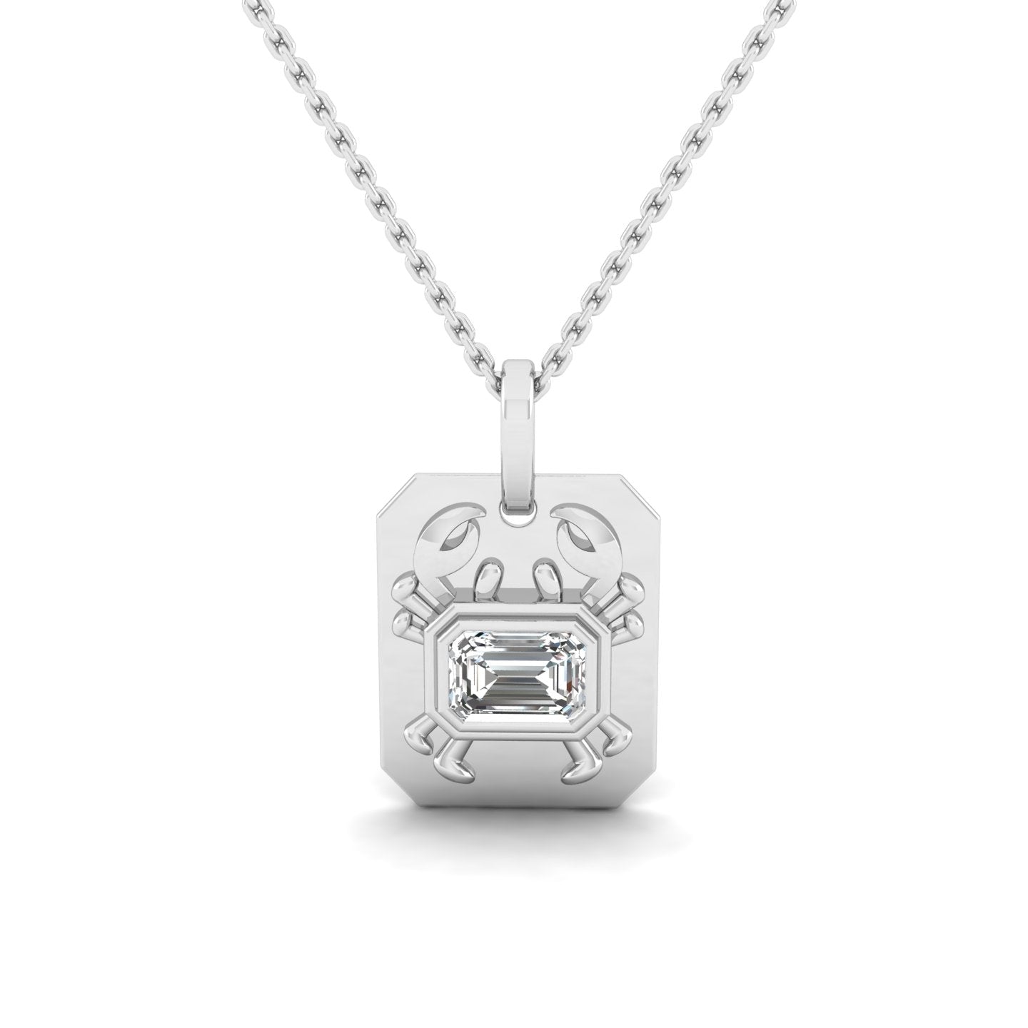 Cancer Emerald Crab Pendant