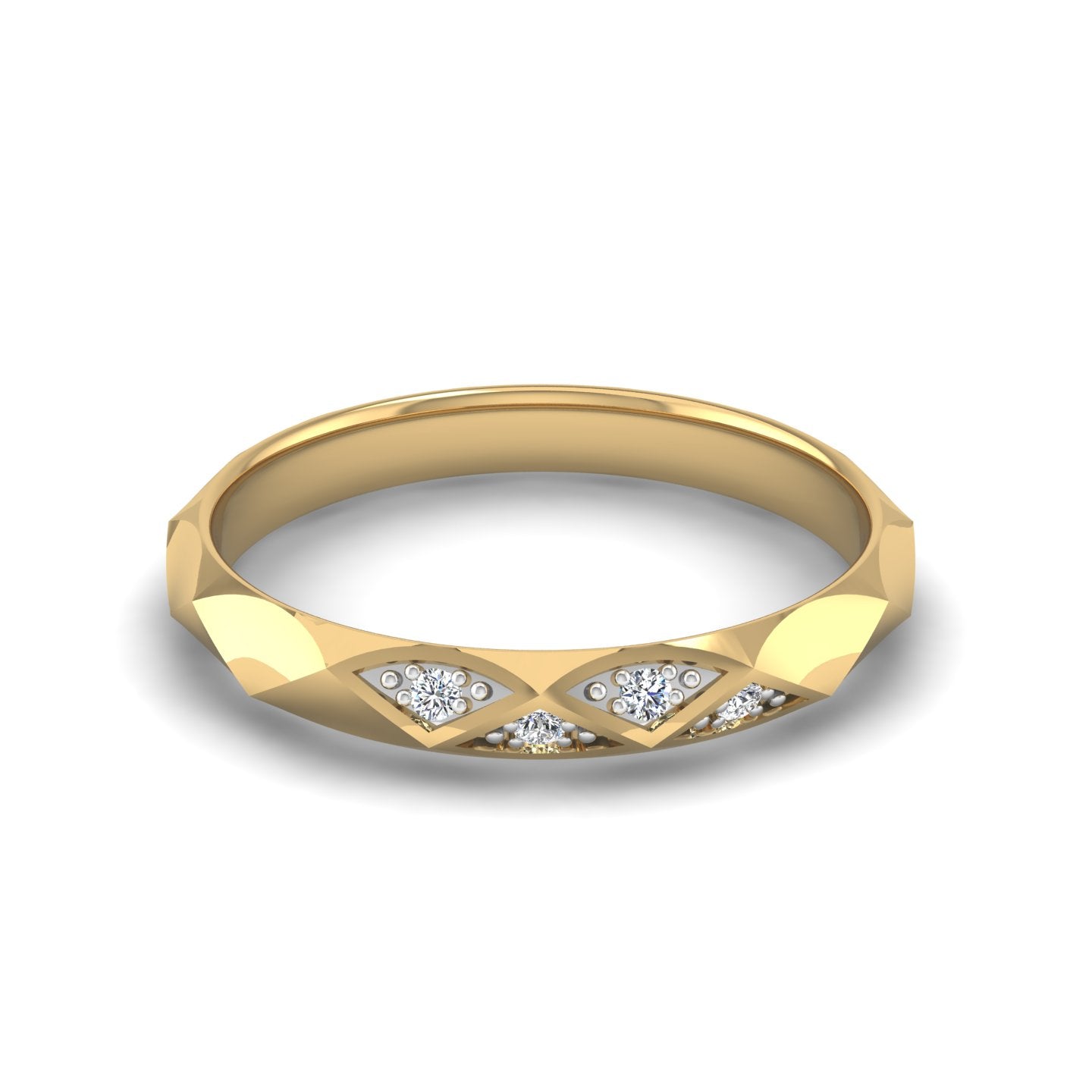 Facet Band Ring
