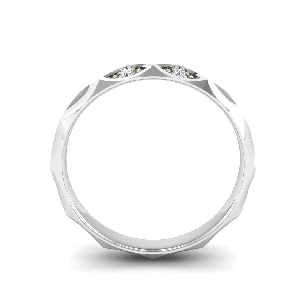 Facet Band Ring