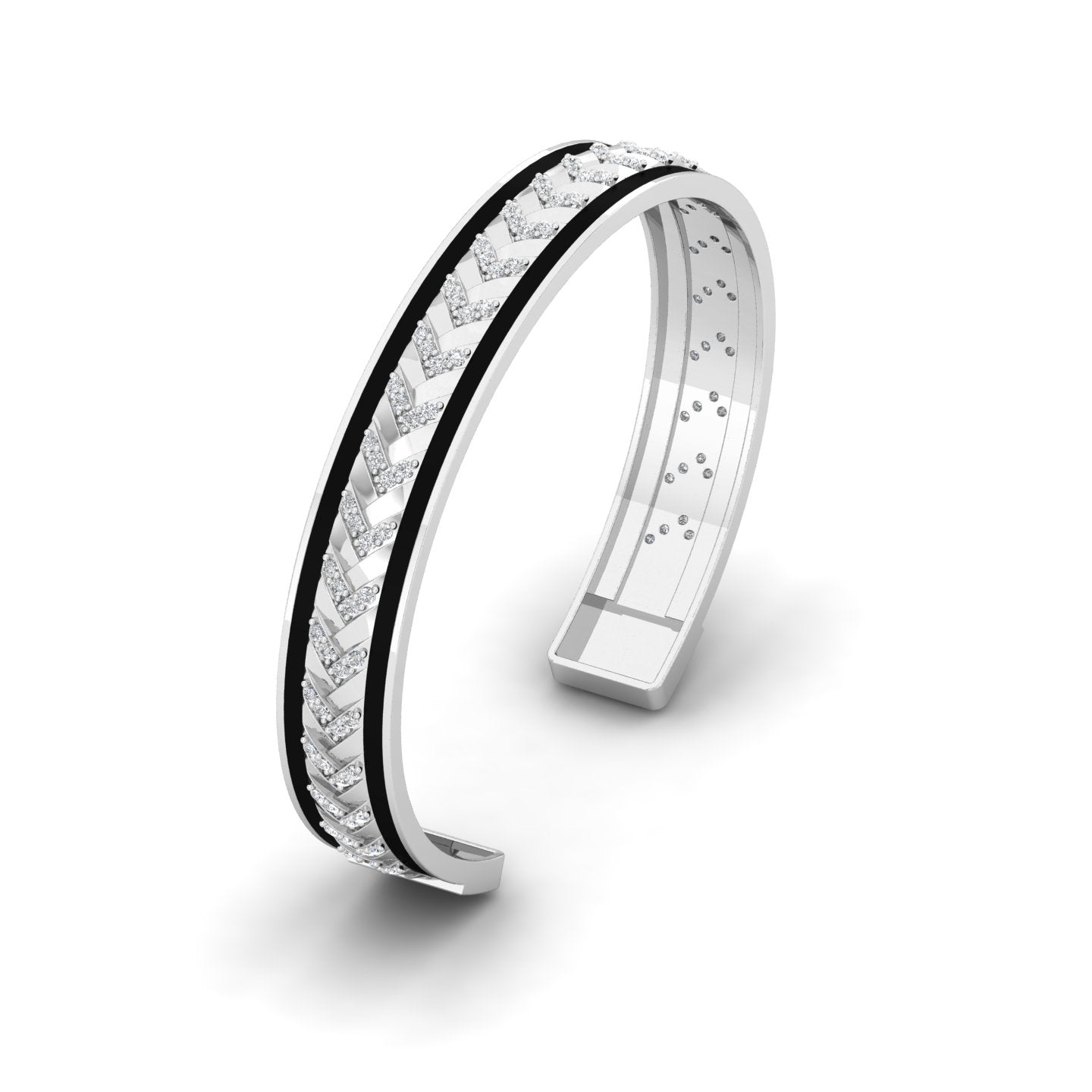 Men's Chevron Cuff Bracelet