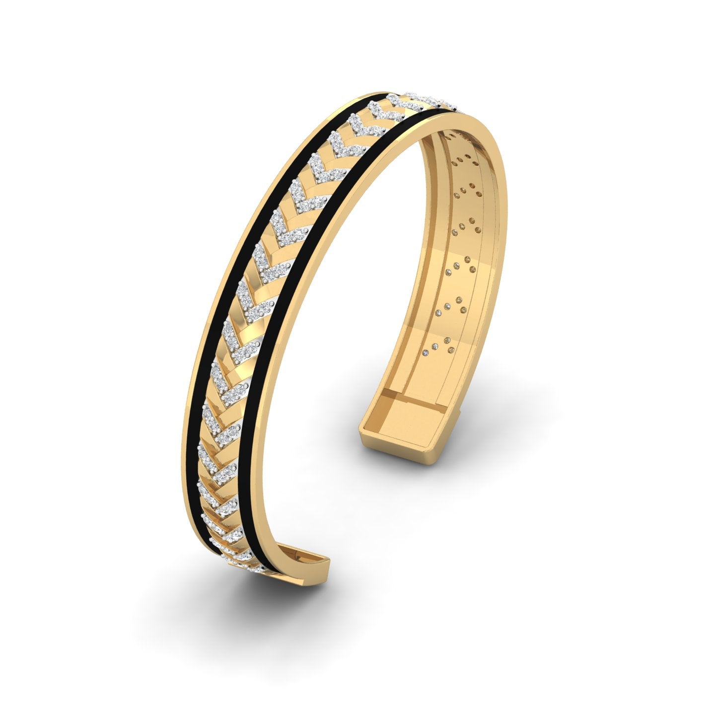 Men's Chevron Cuff Bracelet