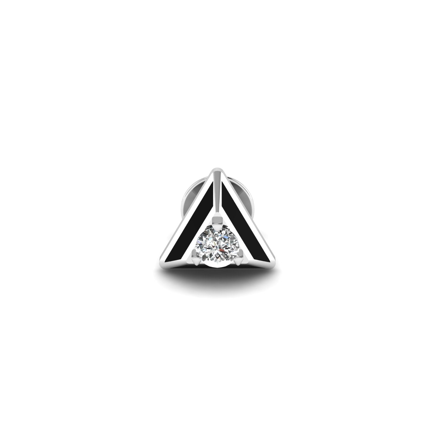 Triangular Twinkle Stud