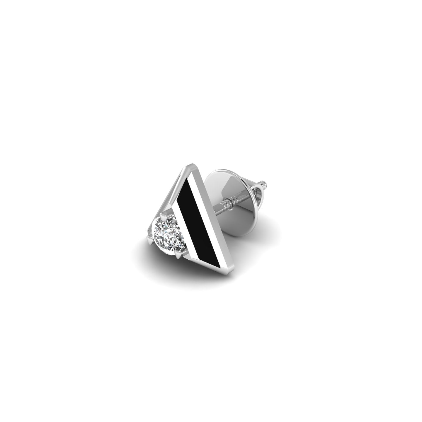 Triangular Twinkle Stud