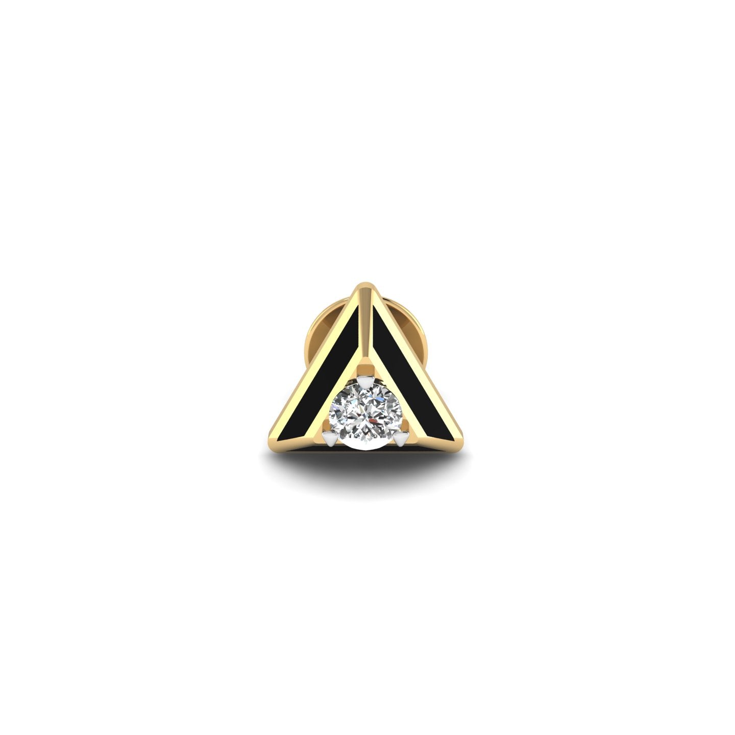 Triangular Twinkle Stud