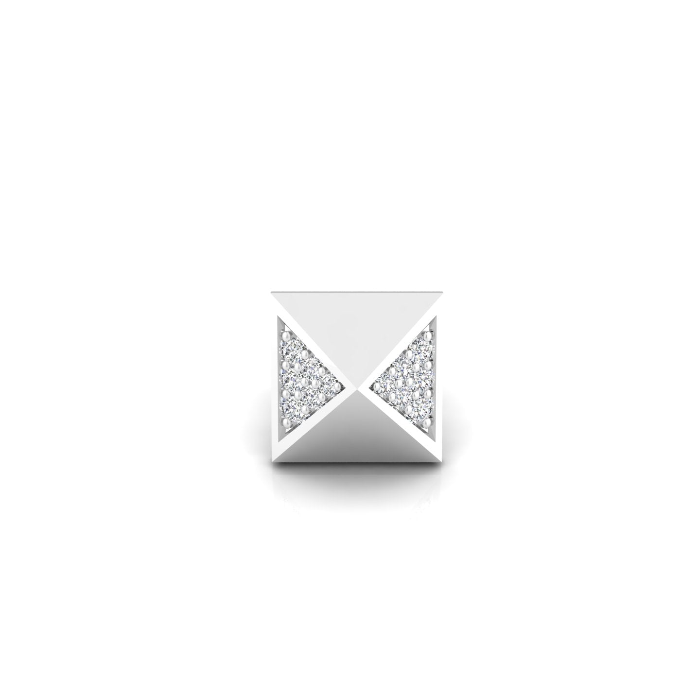 Pyramidal Pave Stud