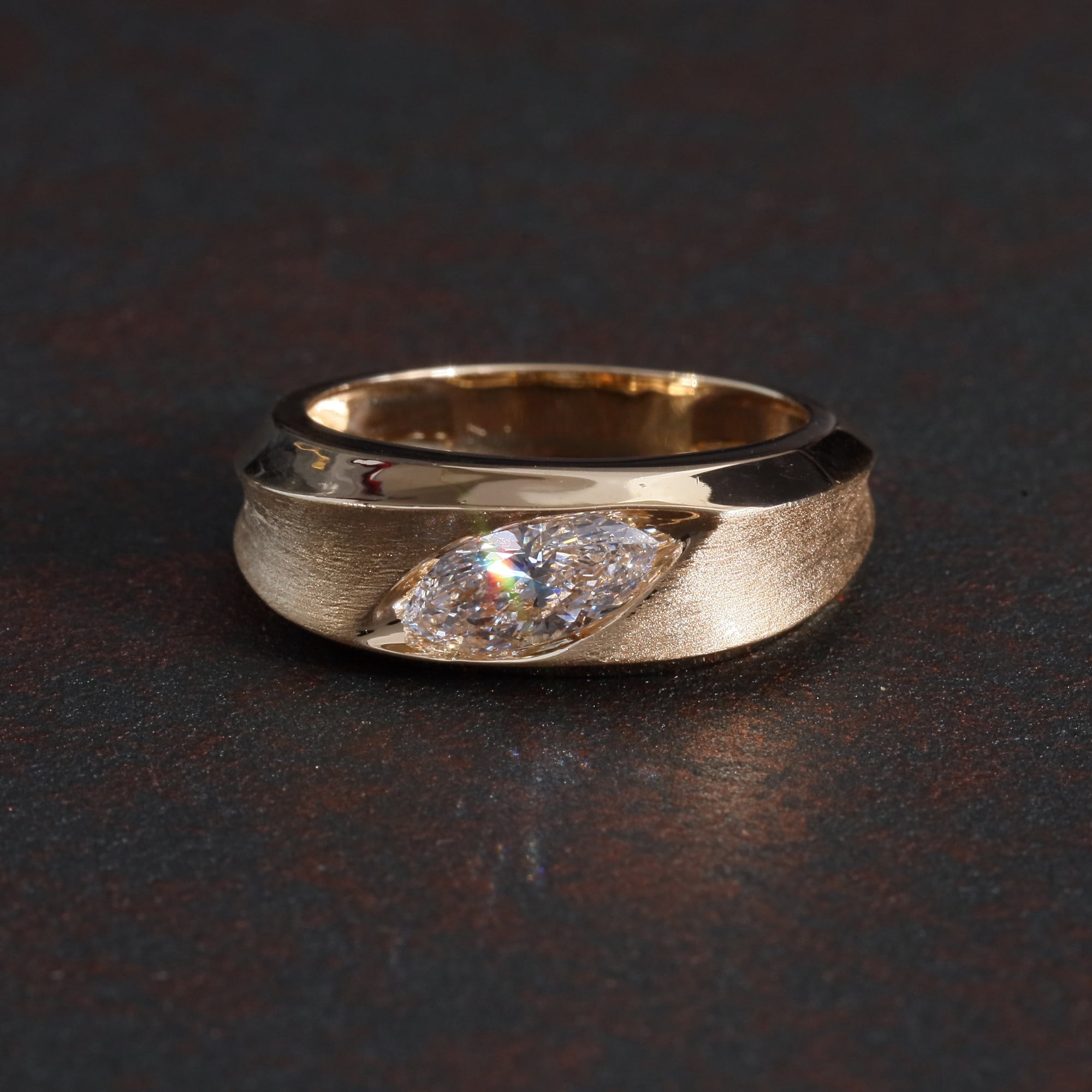 Marquise Signet Ring