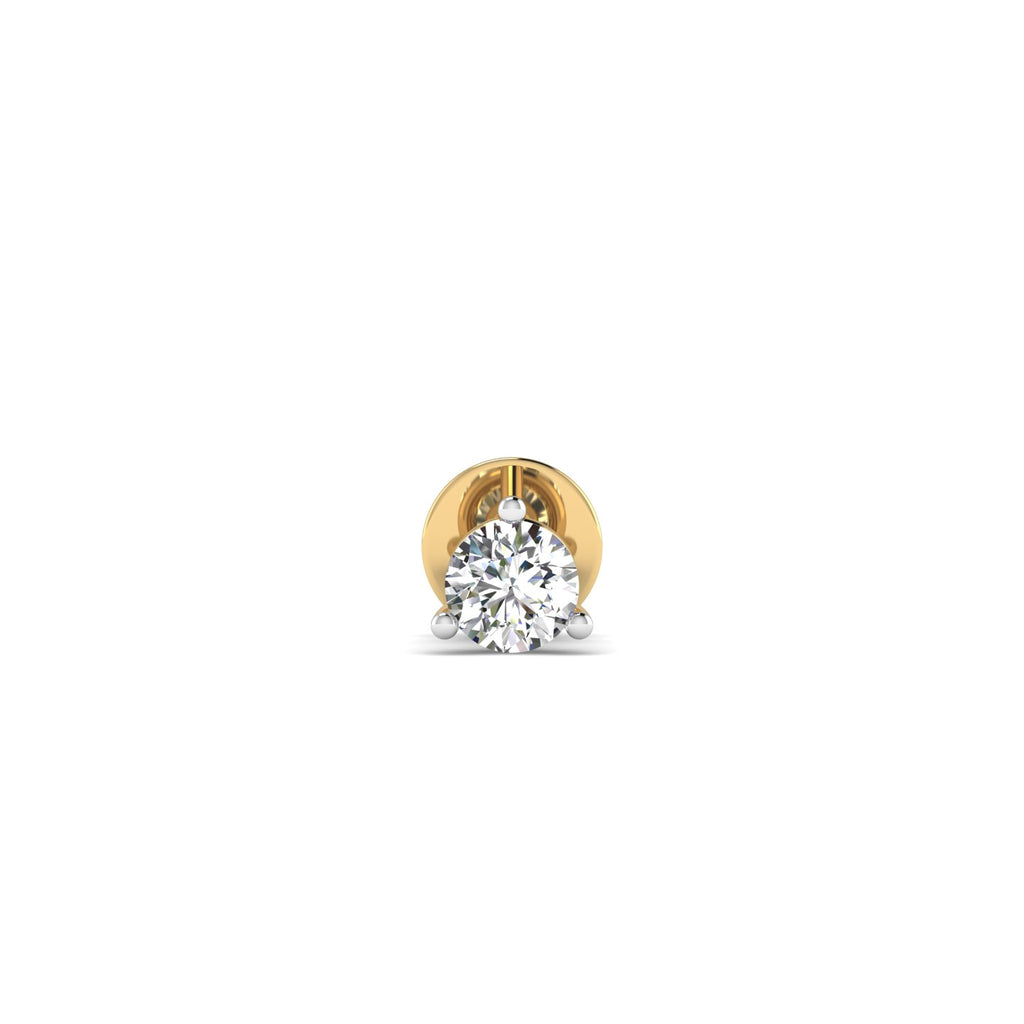 0.76 Carat Dazzling Solitaire Stud