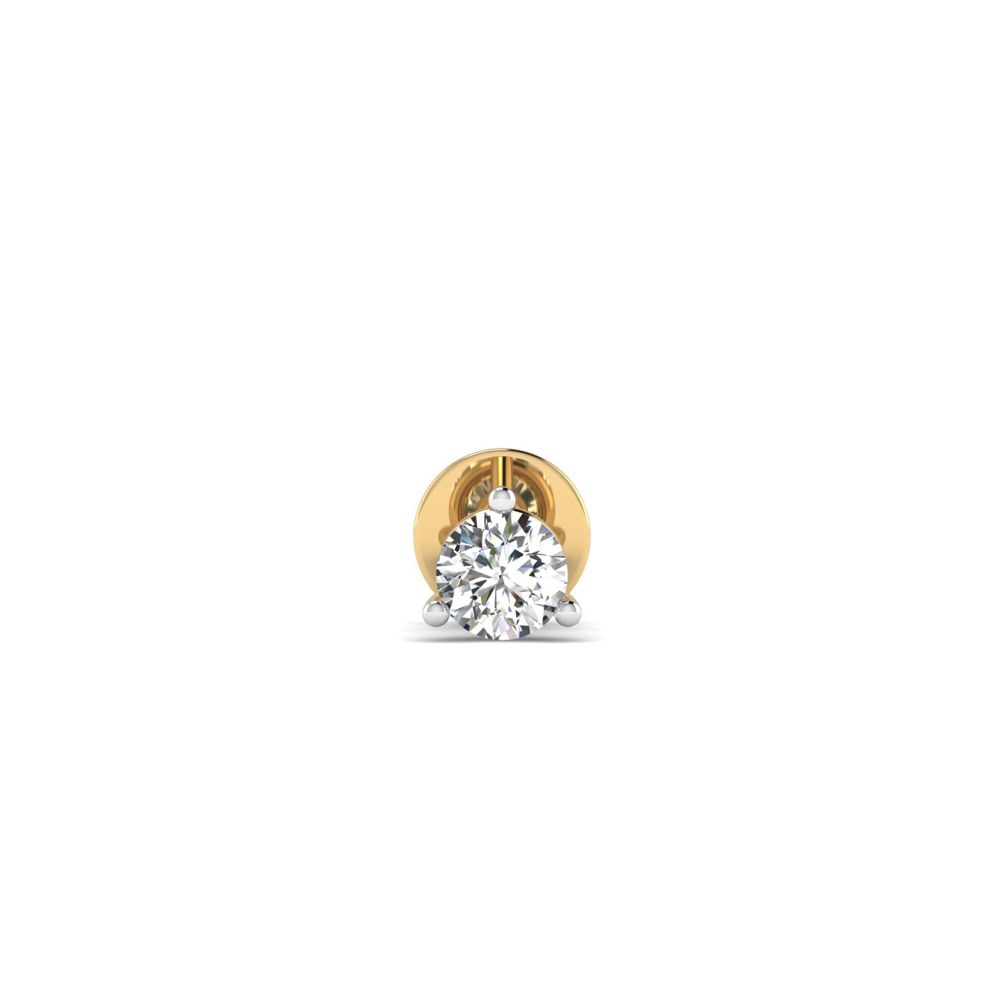 0.76 Carat Dazzling Solitaire Stud