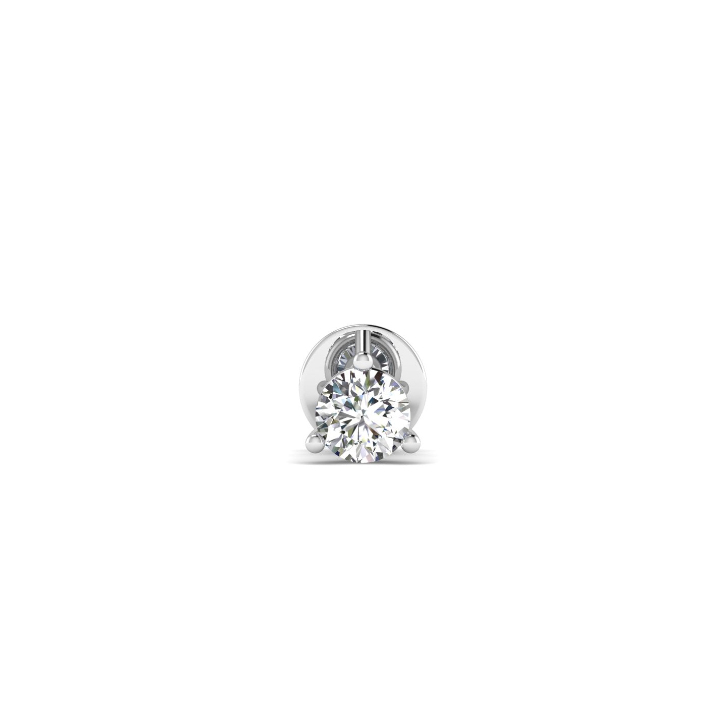 0.76 Carat Dazzling Solitaire Stud
