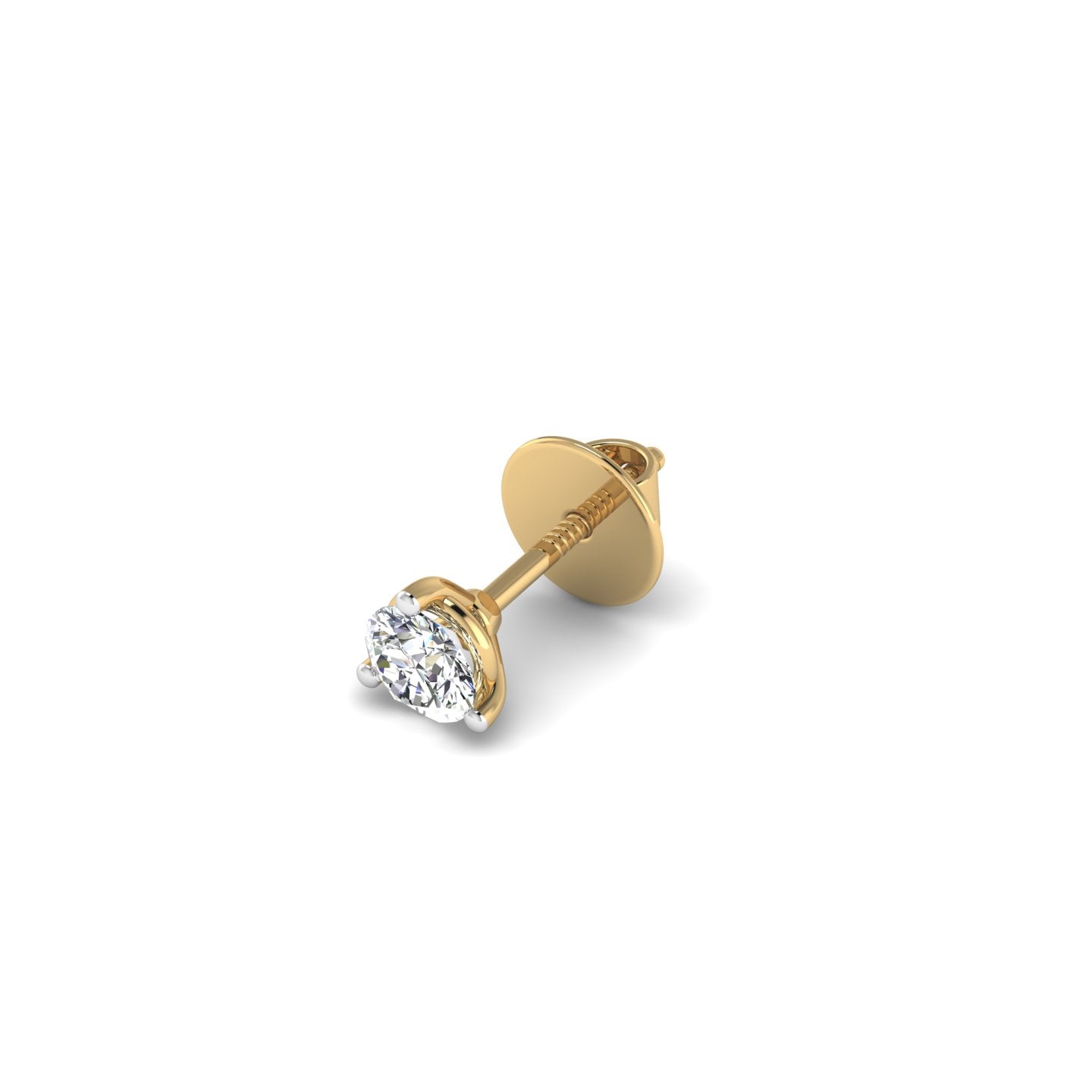 0.76 Carat Dazzling Solitaire Stud