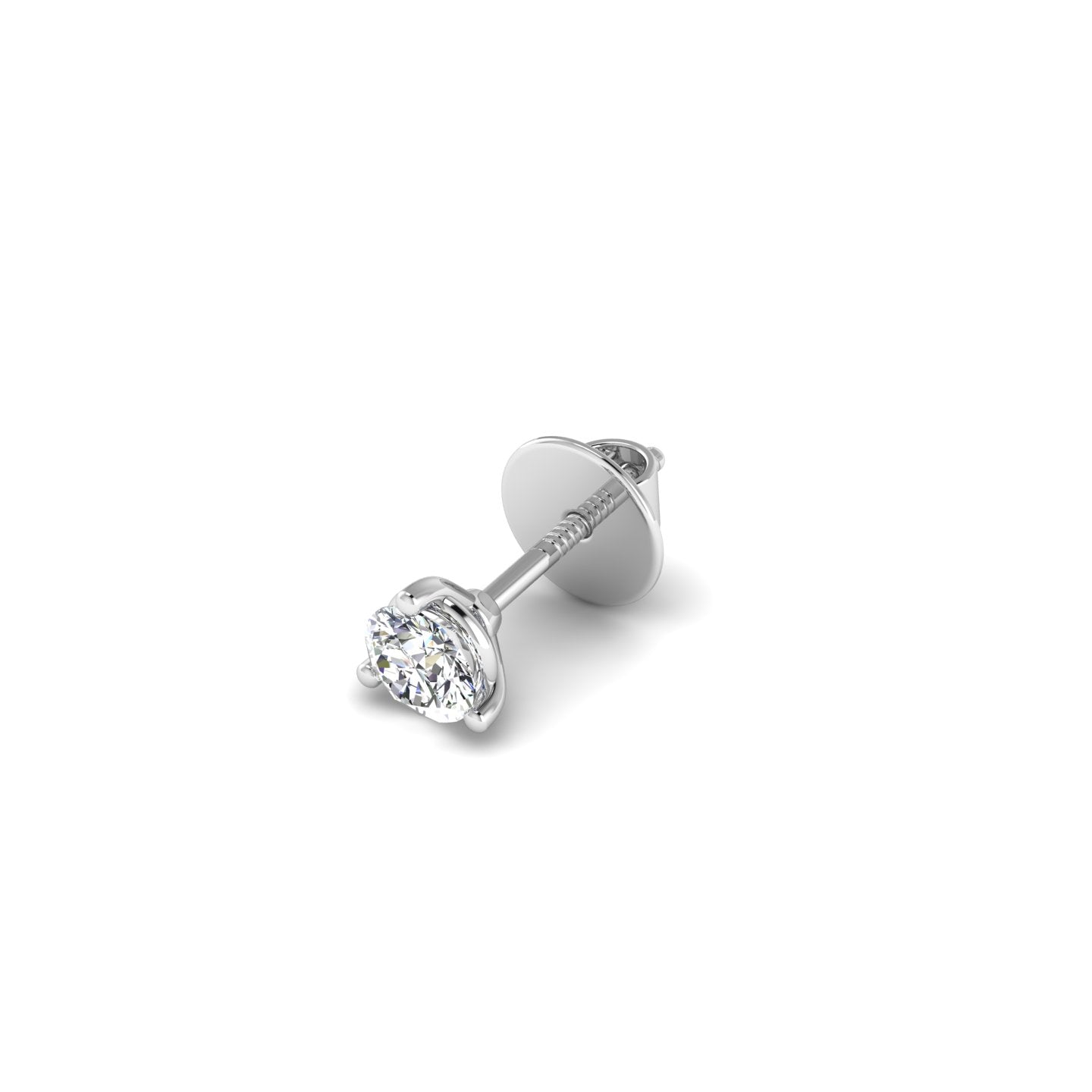 0.76 Carat Dazzling Solitaire Stud