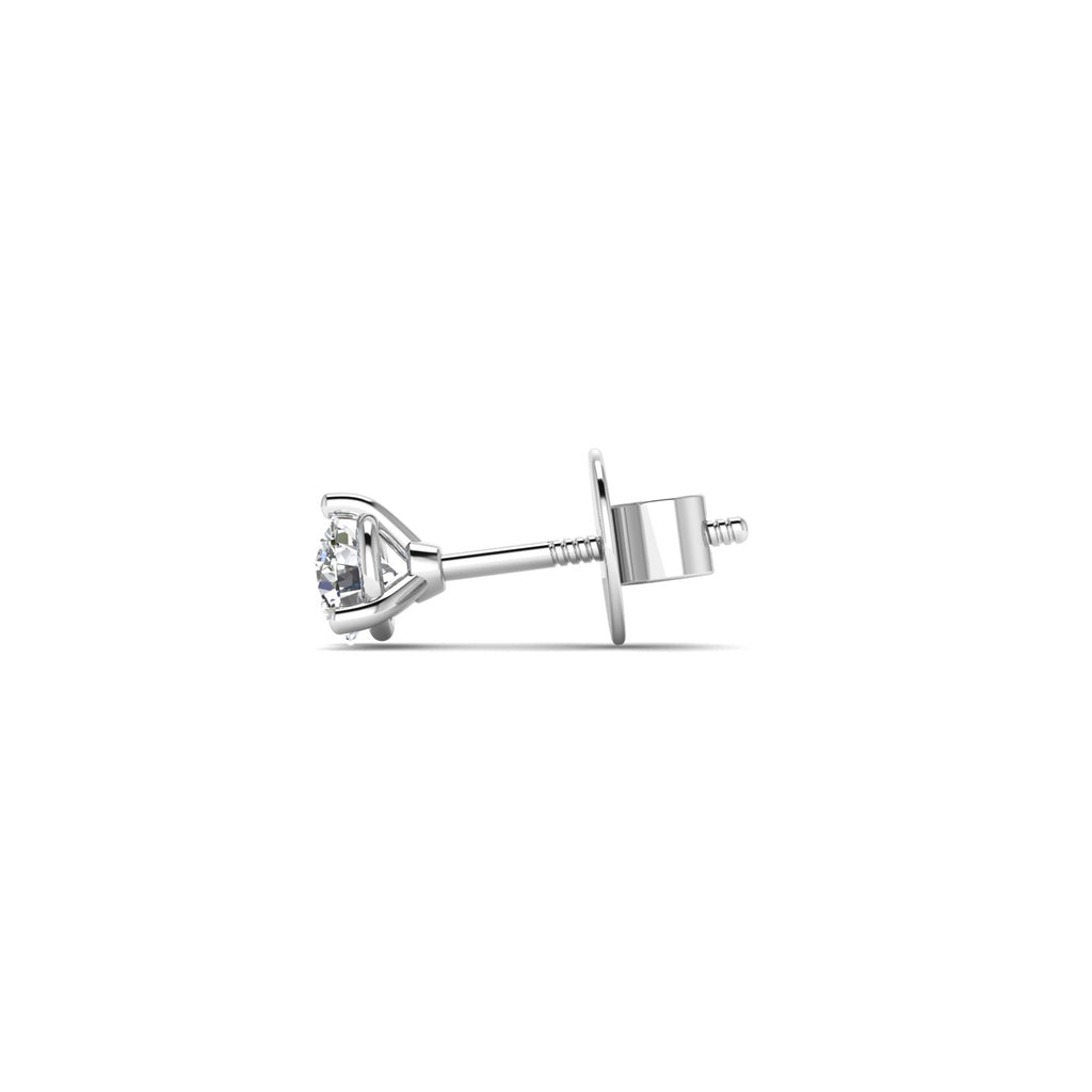 0.76 Carat Dazzling Solitaire Stud