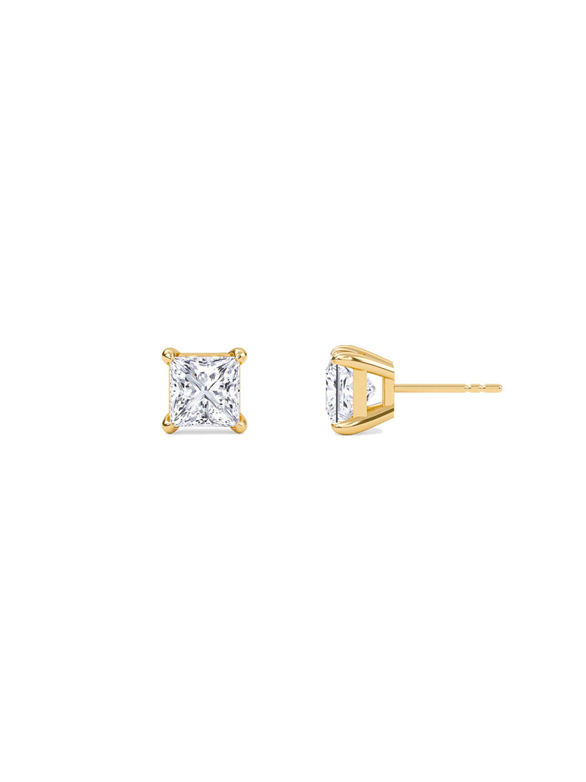 Classic Solitaire Earrings