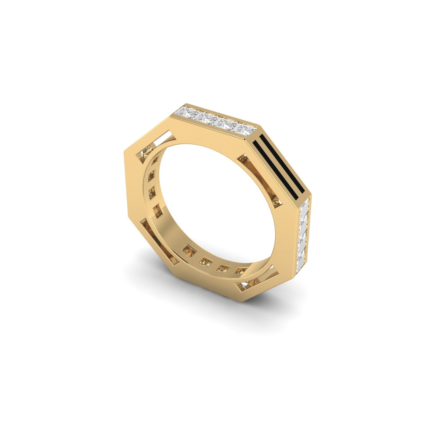 Edgy Octagonal Ring