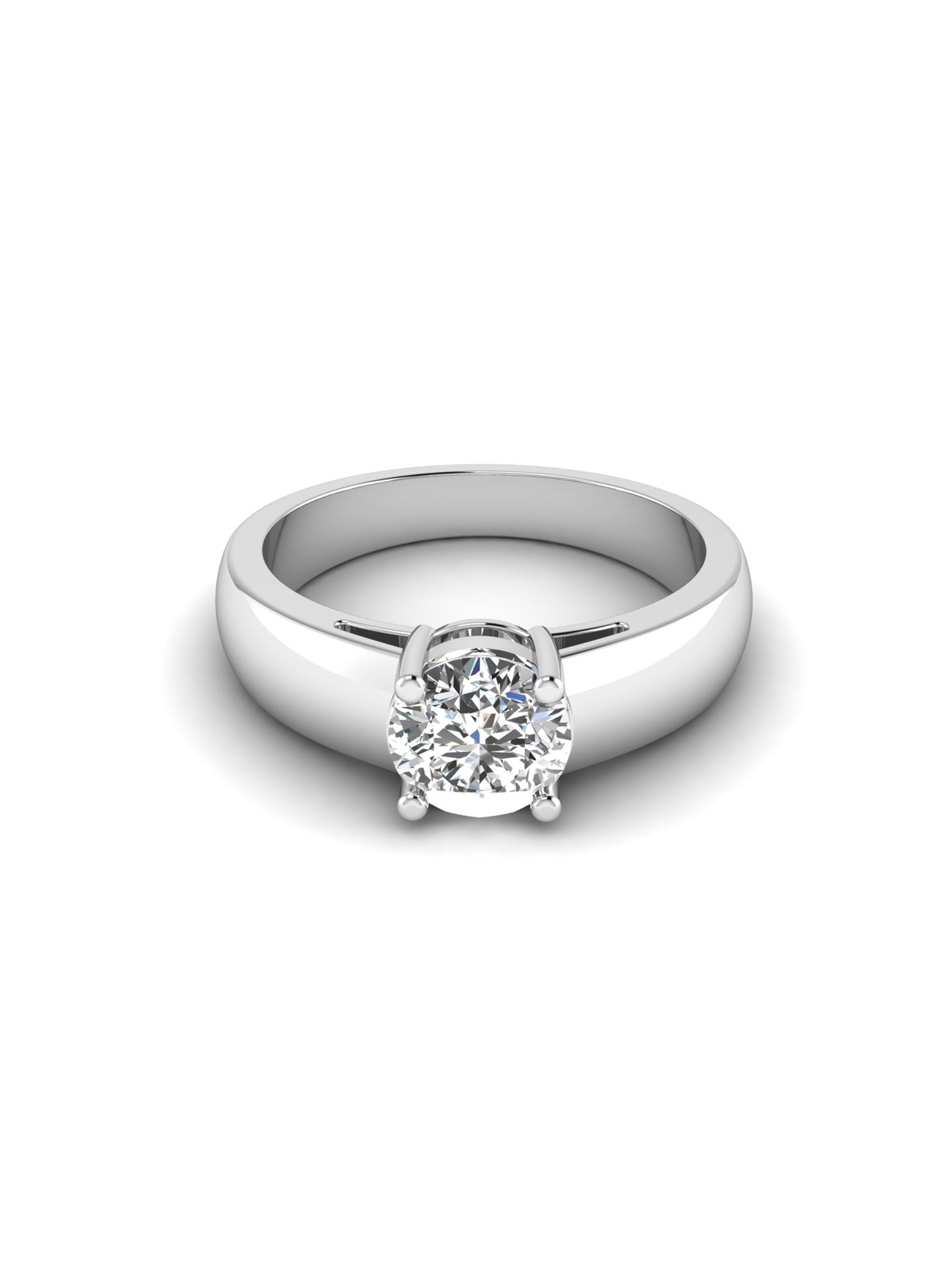 Classic Prong Set Bold Solitaire Ring