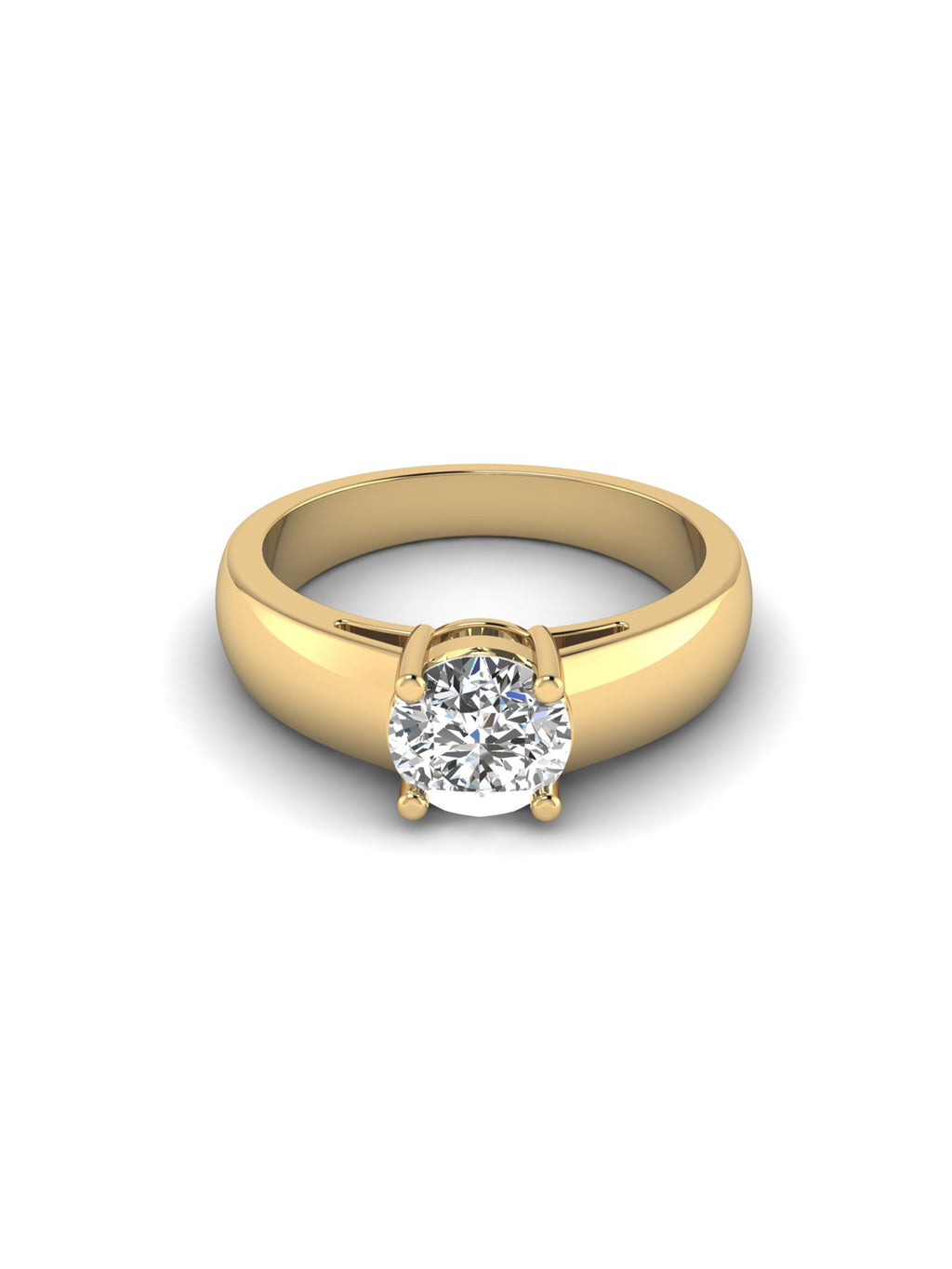 Classic Prong Set Bold Solitaire Ring