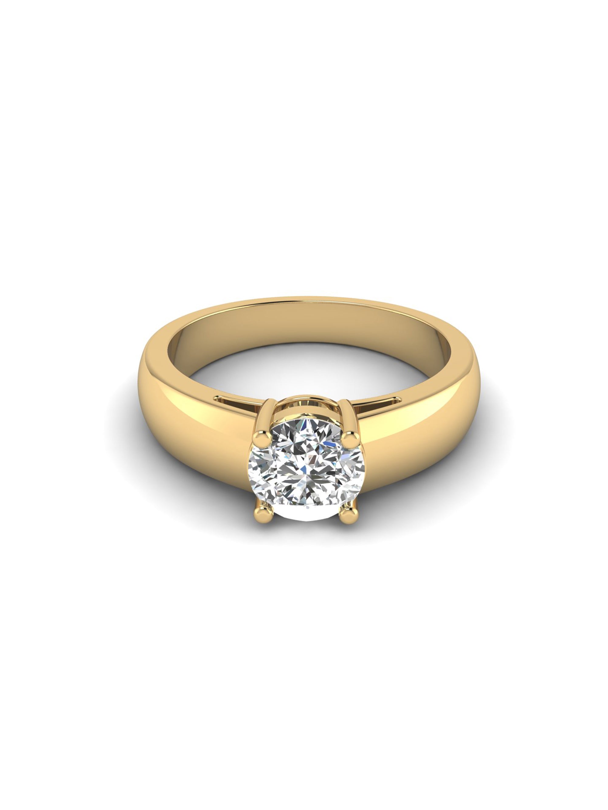 Classic Prong Set Bold Solitaire Ring